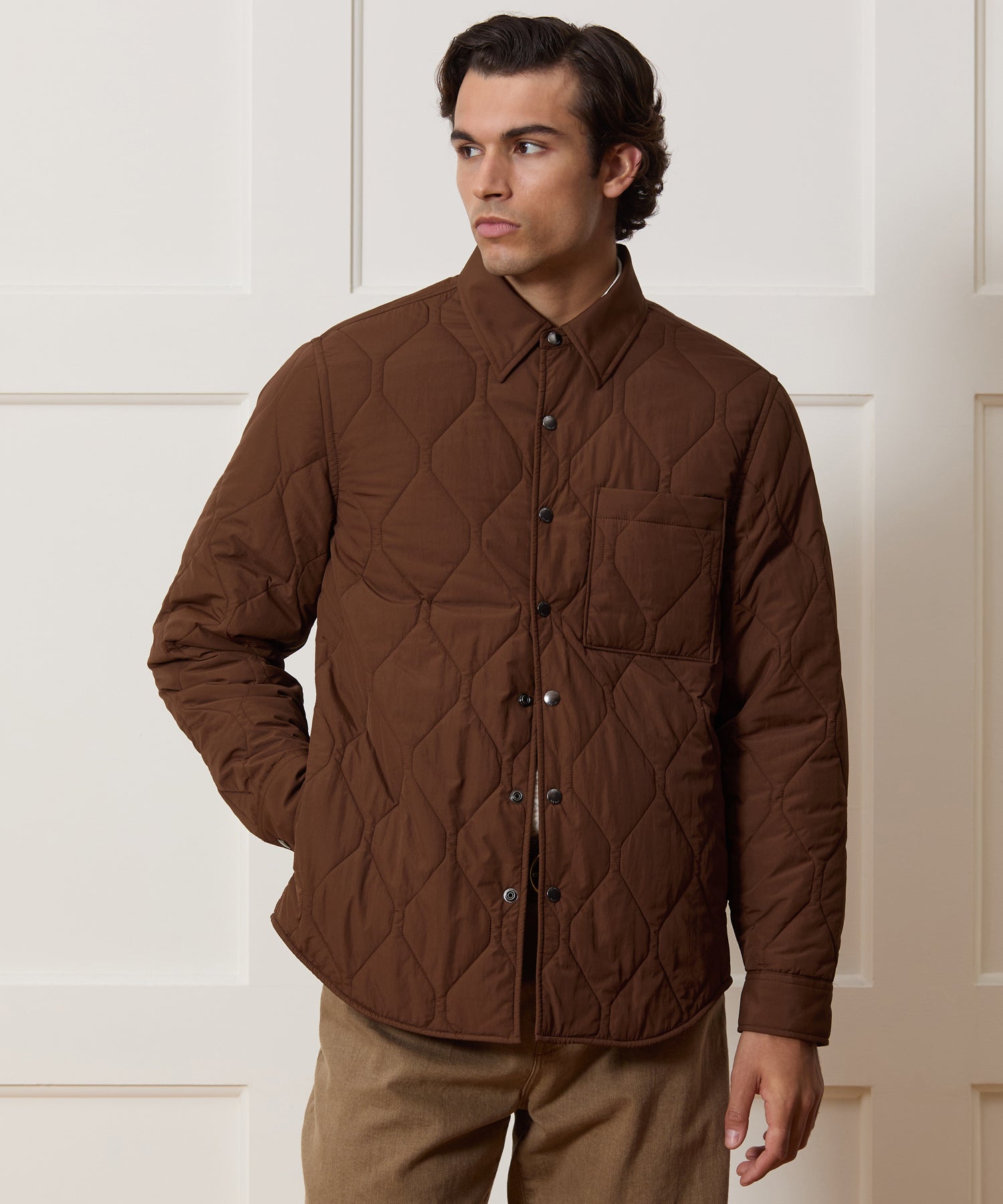 Quilted Filled Shirt Jacket - Image 2