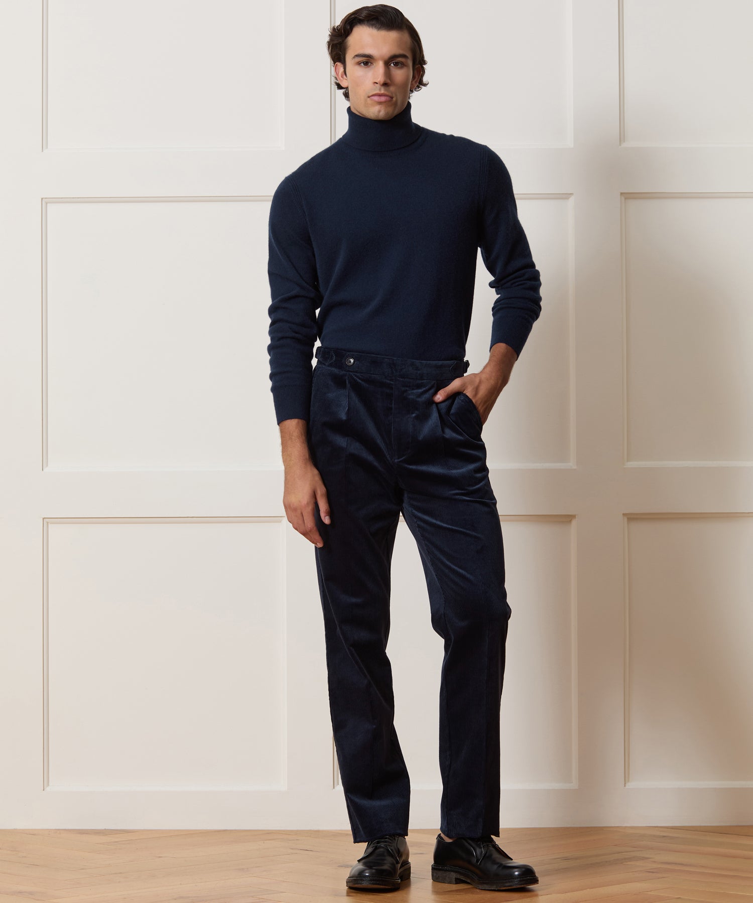 Italian Corduroy Side Tab Trouser - Image 3