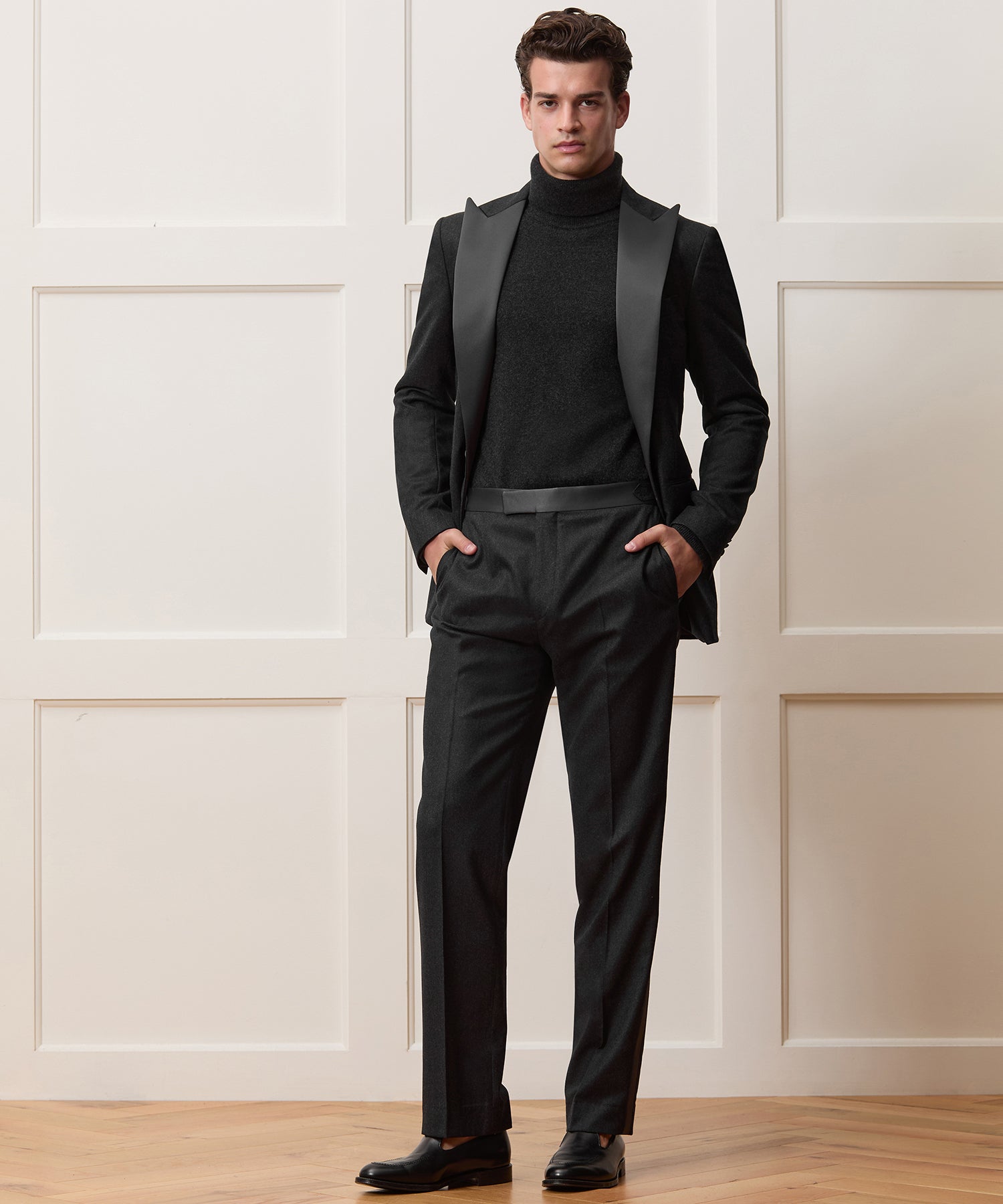 Italian Flannel Tuxedo Trouser - Image 3