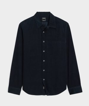 Corduroy Point Collar Shirt