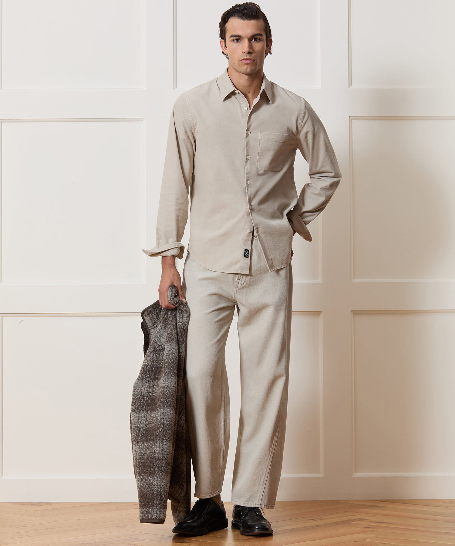 Corduroy Point Collar Shirt - Image 3