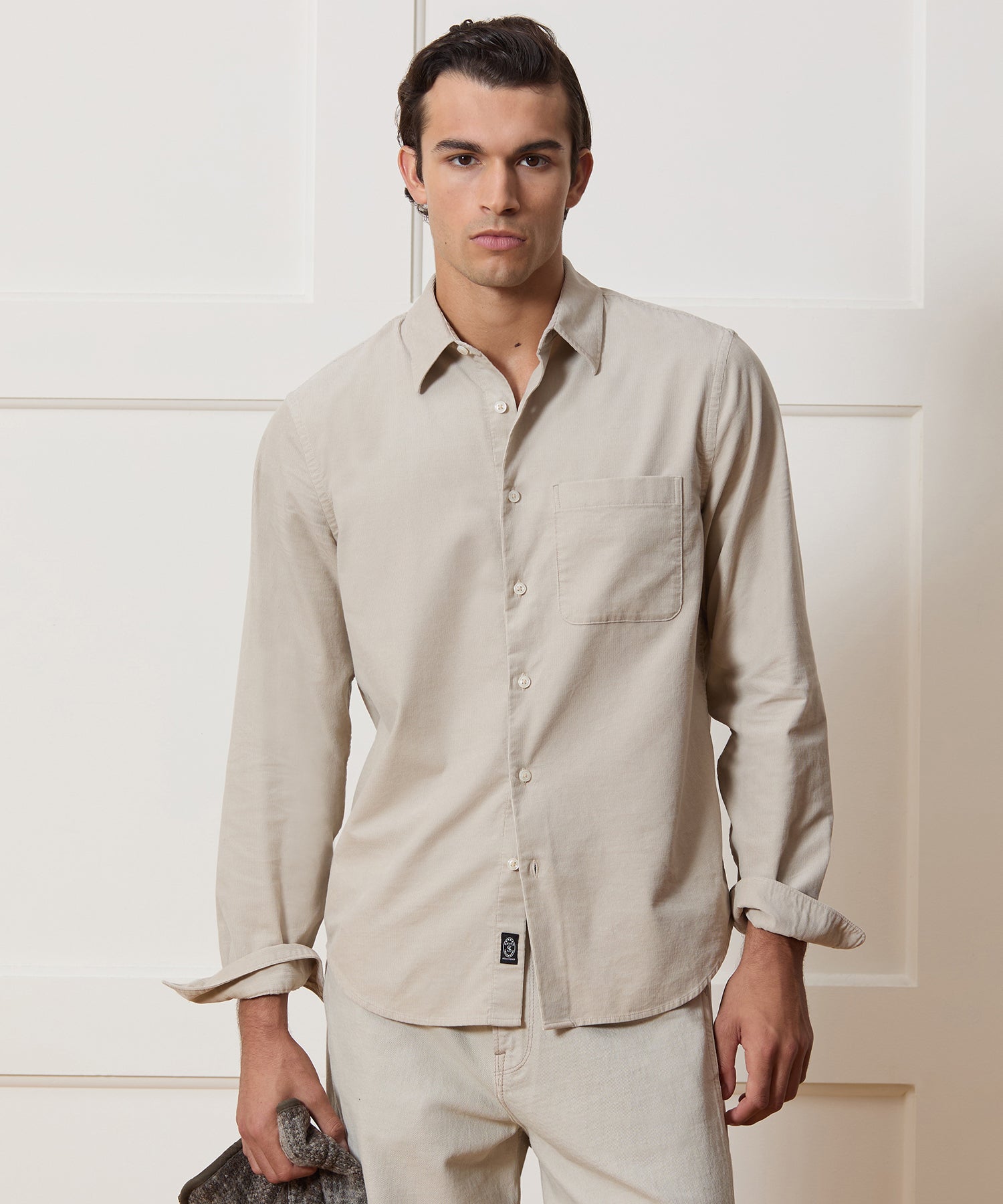 Corduroy Point Collar Shirt - Image 2