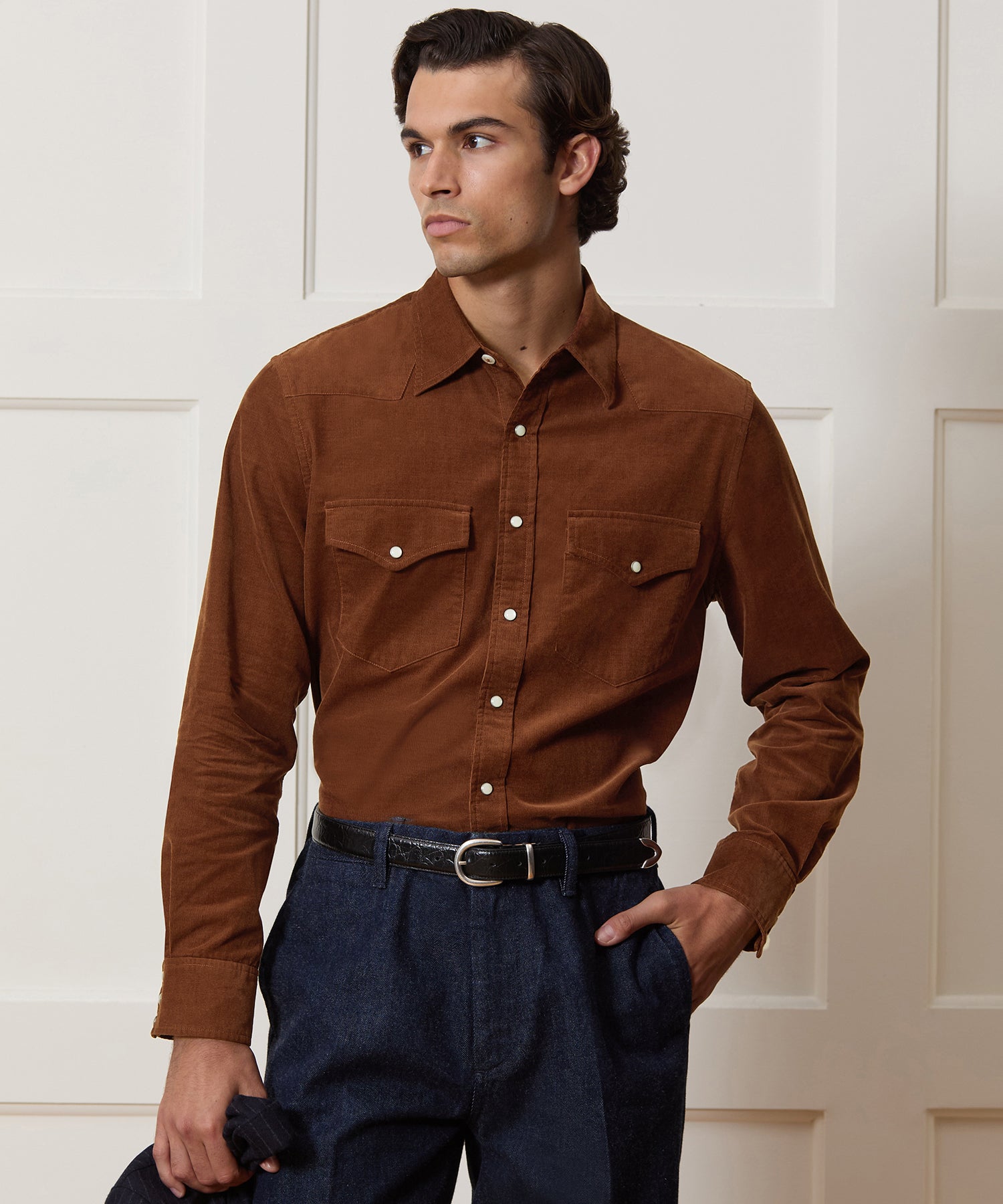 Corduroy Western Shirt - Image 2