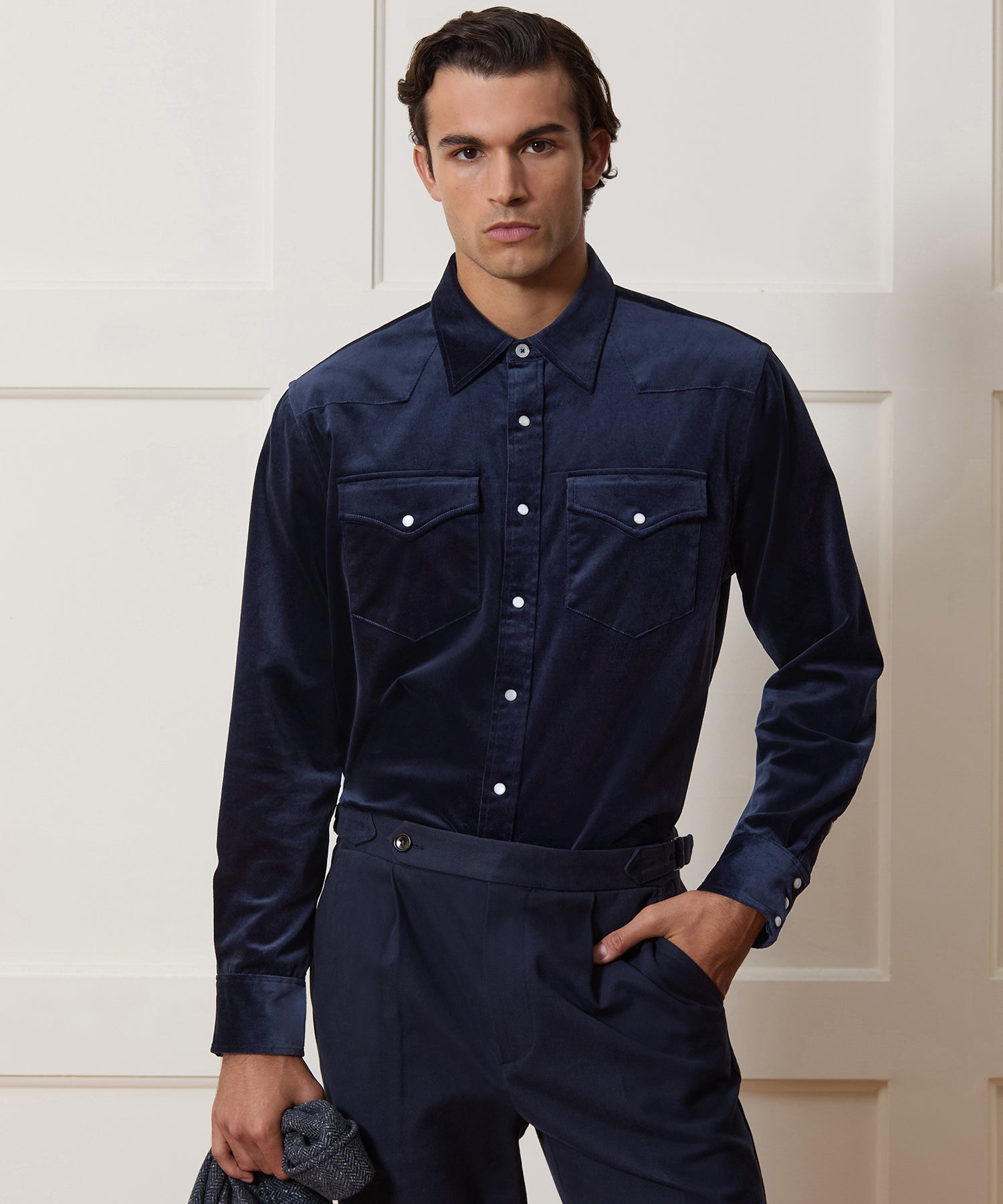 Velvet Western Shirt - Image 2