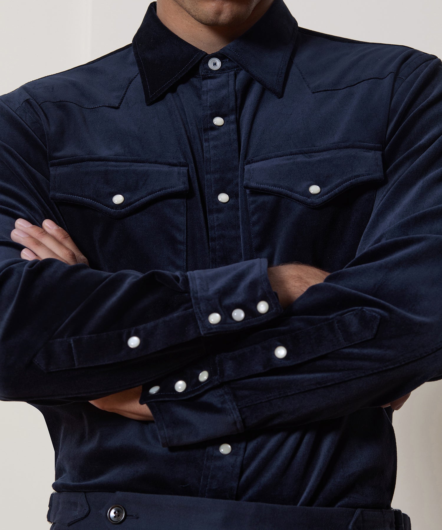 Velvet Western Shirt - Image 4