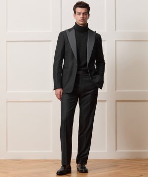 Straight Fit Italian Flannel Tuxedo