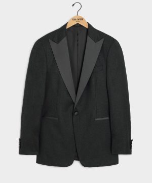 Italian Flannel Tuxedo Jacket