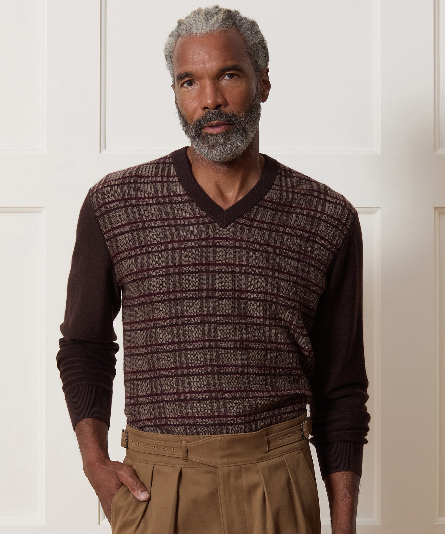 Merino V-Neck Sweater - Image 2