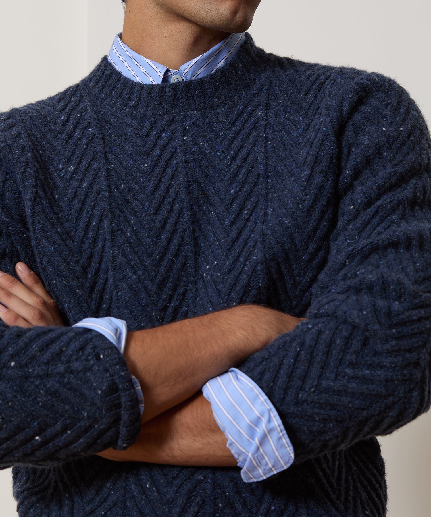 Donegal Cable Knit Sweater - Image 4