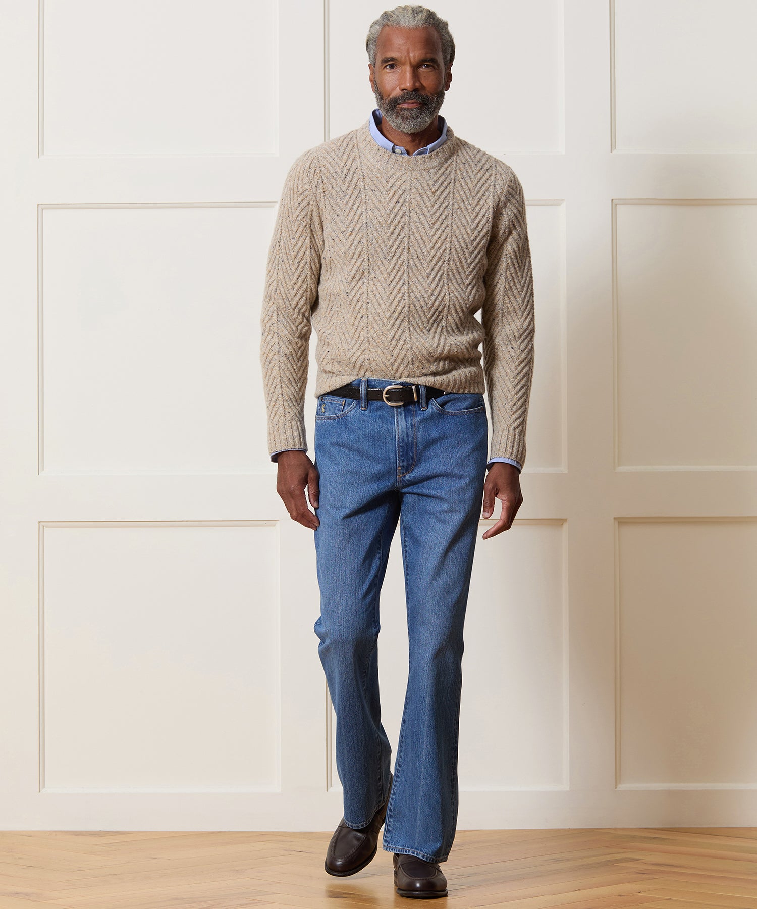 Donegal Cable Knit Sweater - Image 3