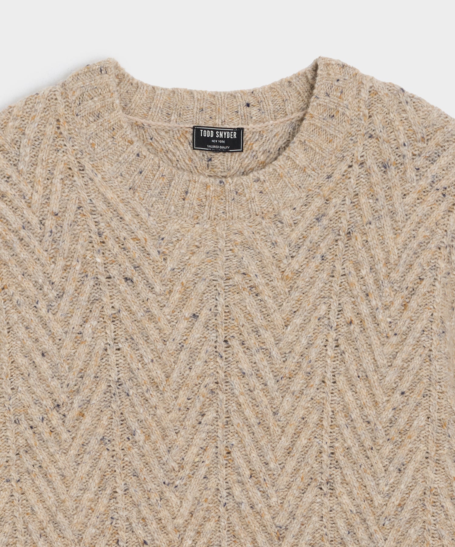 Donegal Cable Knit Sweater - Image 6