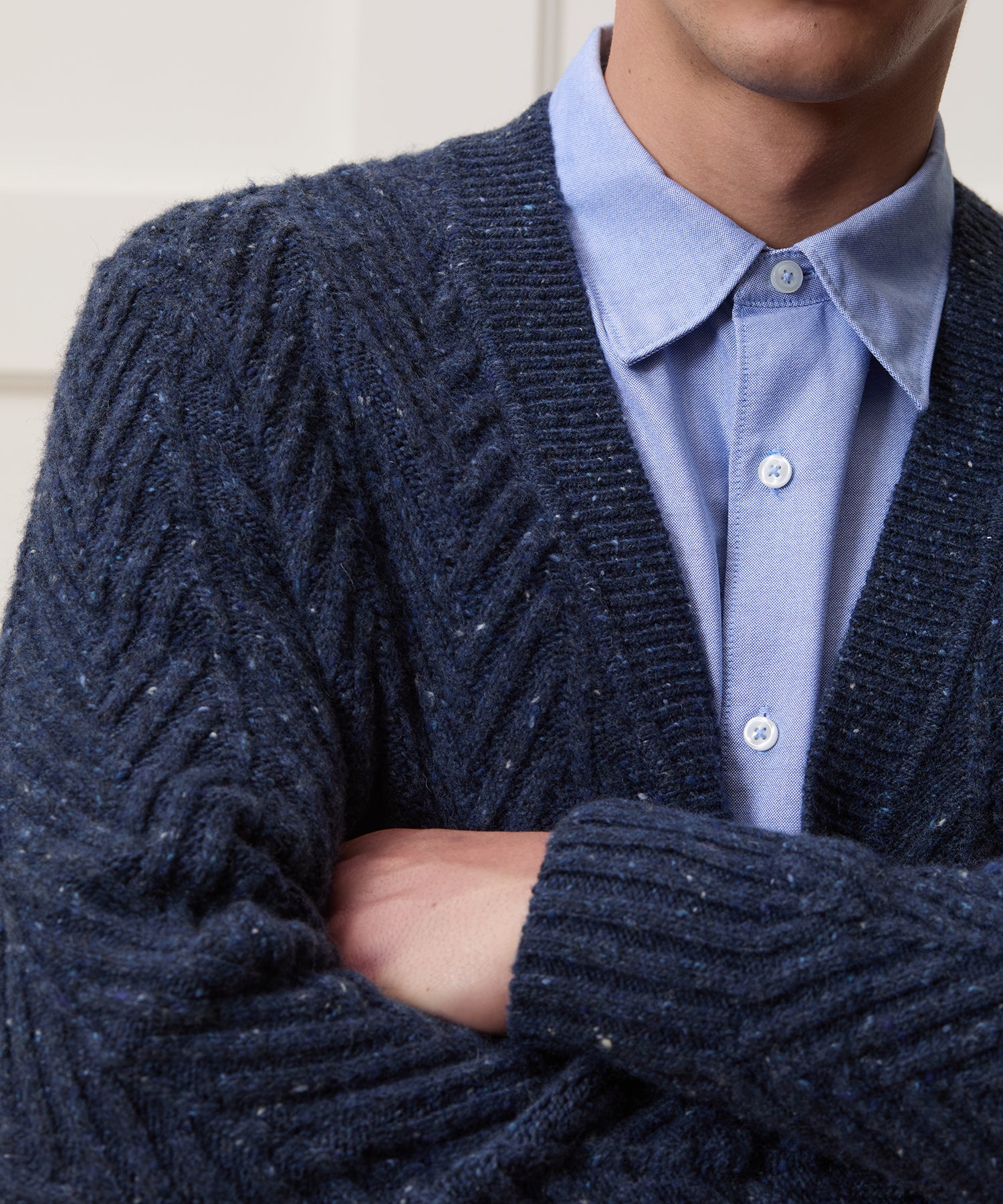 Donegal Cable Knit Cardigan - Image 4