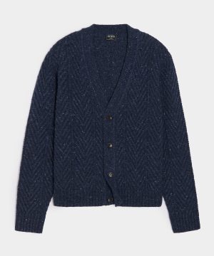 Donegal Cable Knit Cardigan