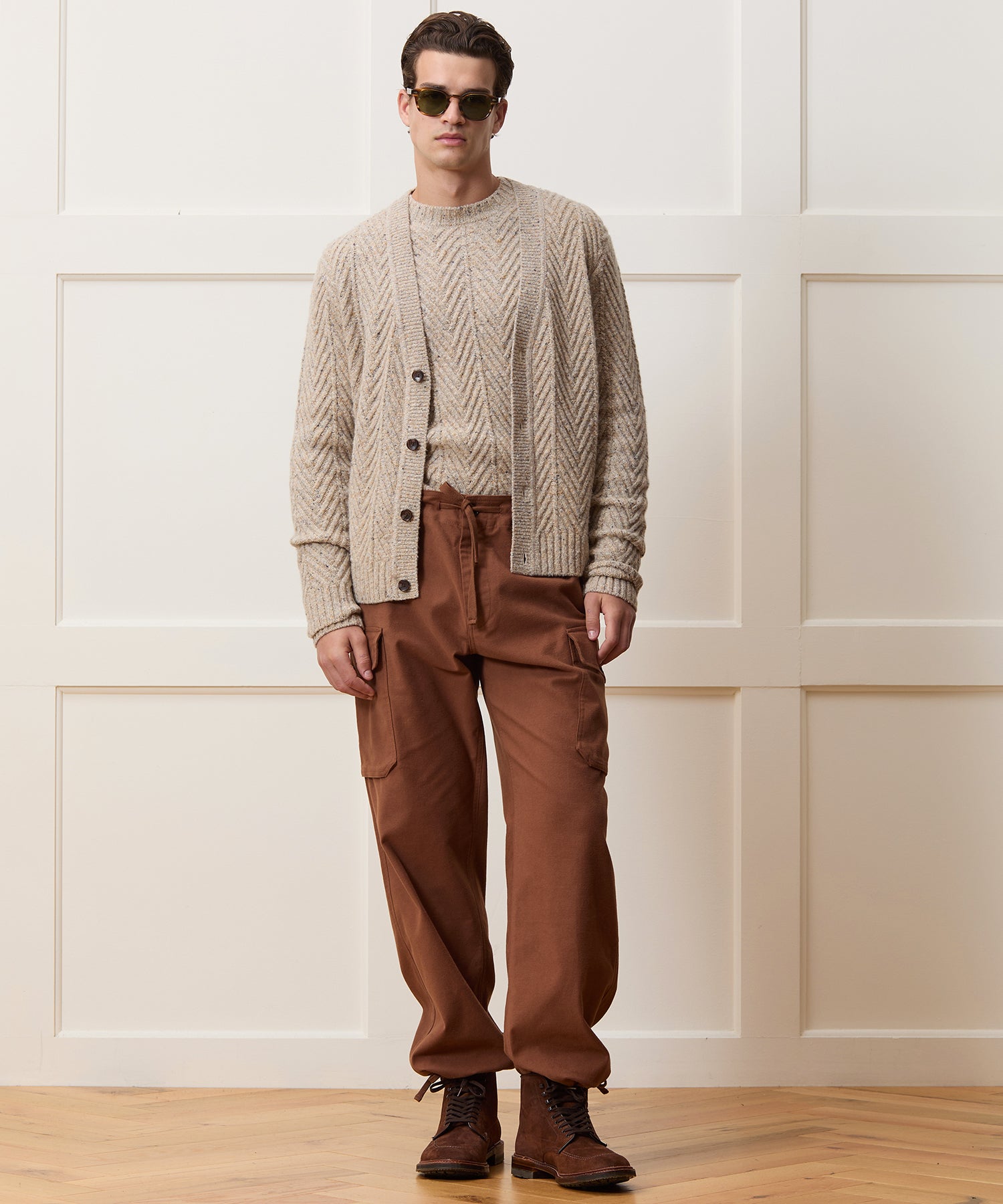 Donegal Cable Knit Cardigan - Image 3