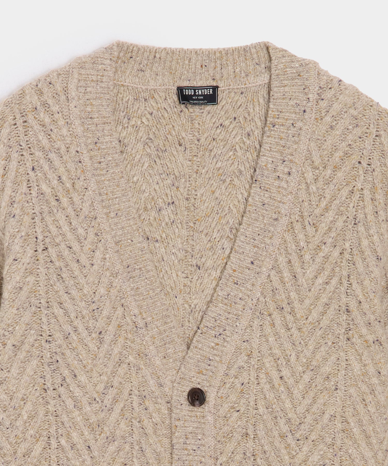 Donegal Cable Knit Cardigan - Image 6