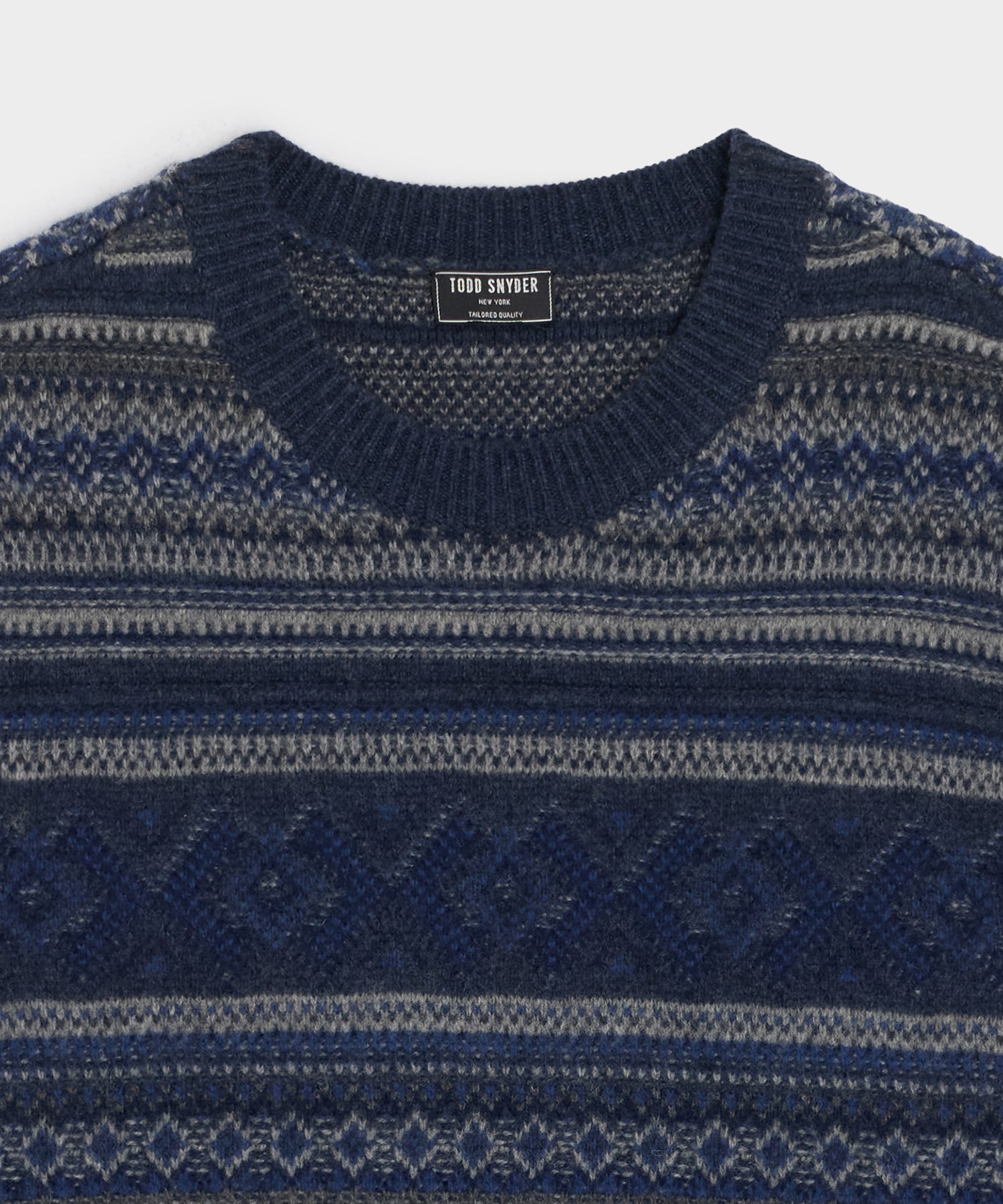 Merino Fair Isle Crewneck Sweater - Image 6