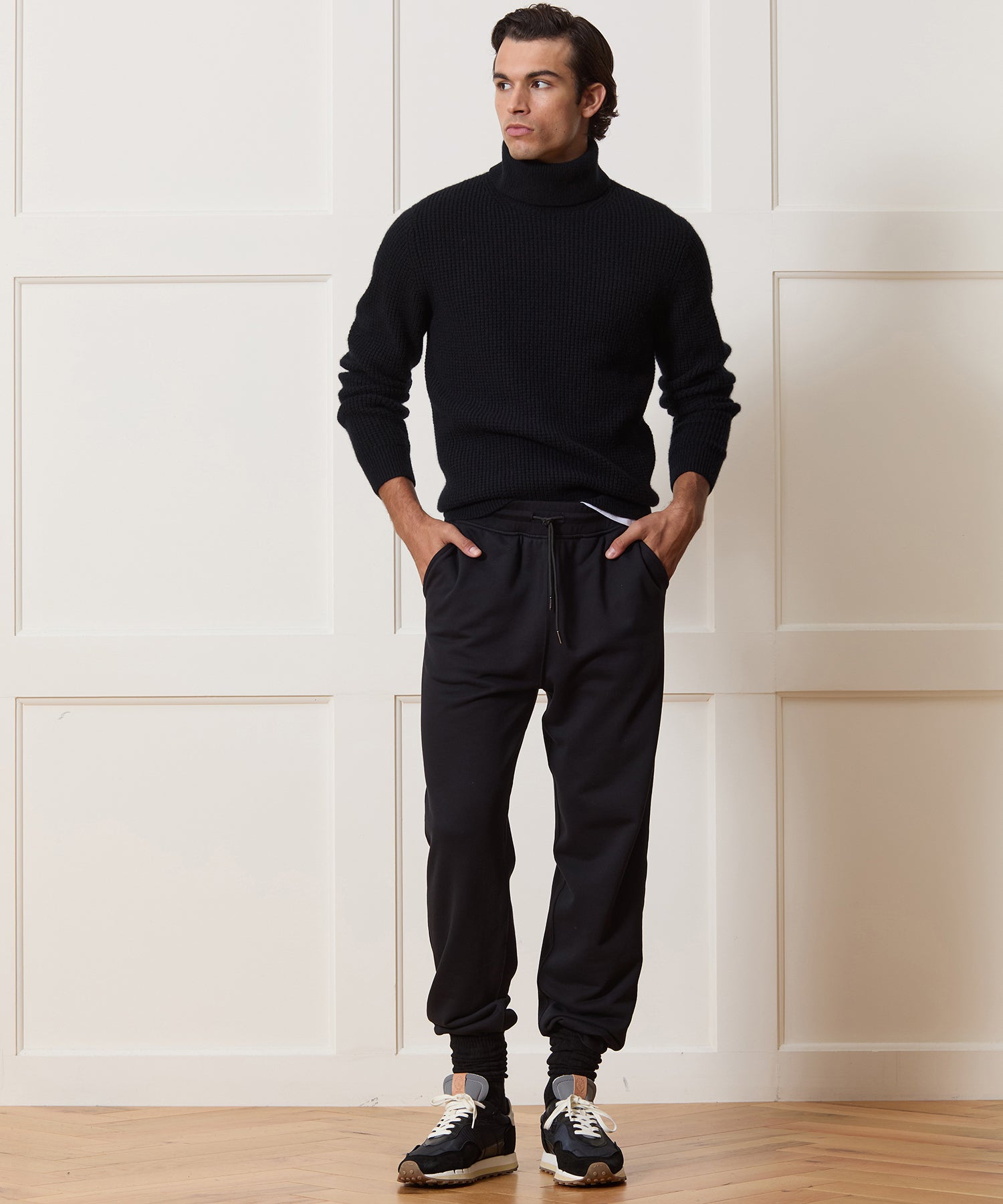 Waffle Cashmere Turtleneck - Image 3