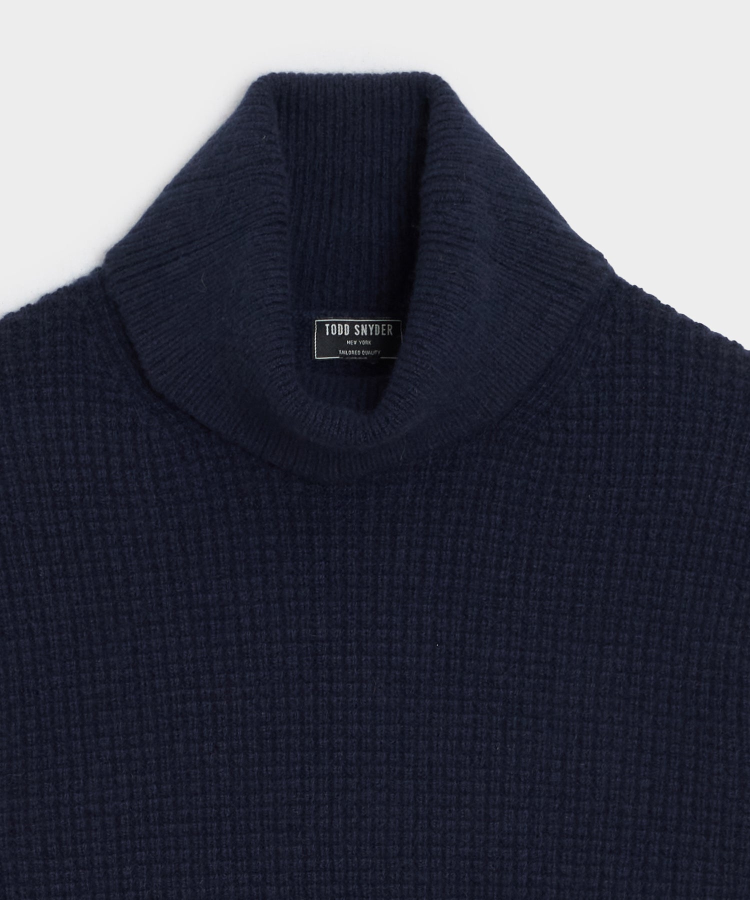 Waffle Cashmere Turtleneck - Image 6