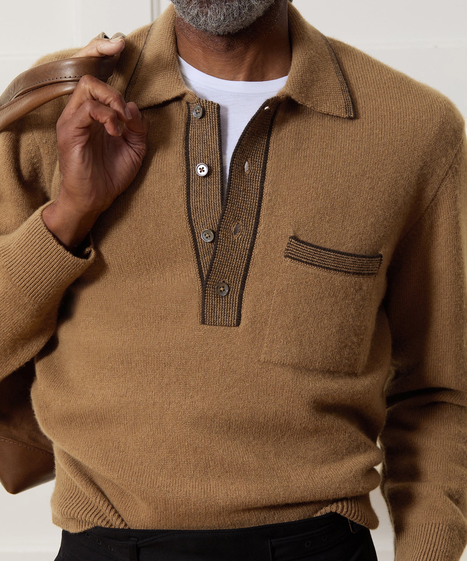 Wool Tipped Sweater Polo - Image 4