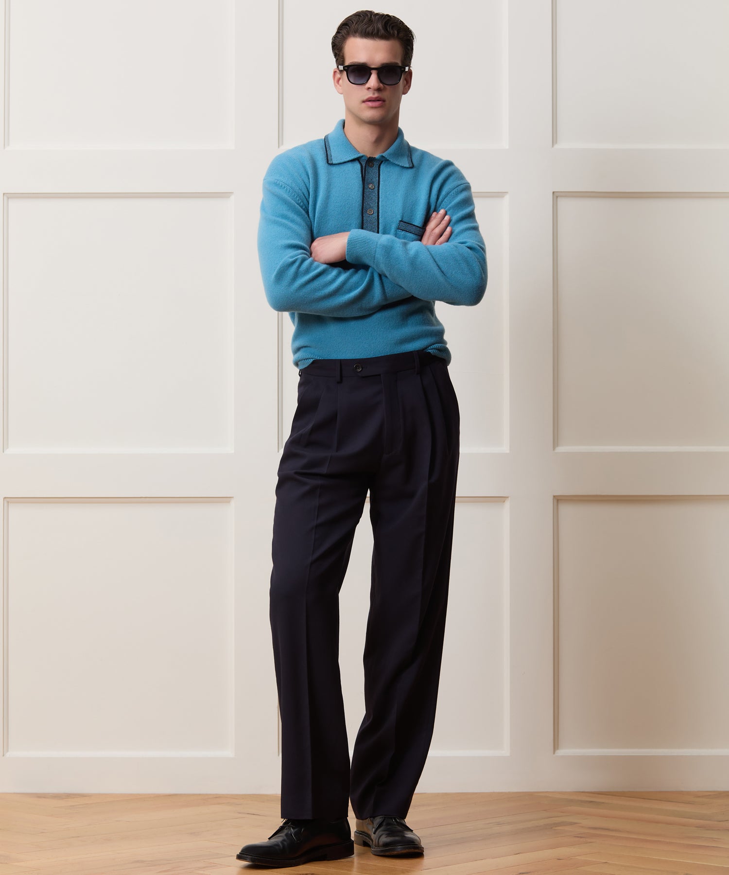 Wool Tipped Sweater Polo - Image 3