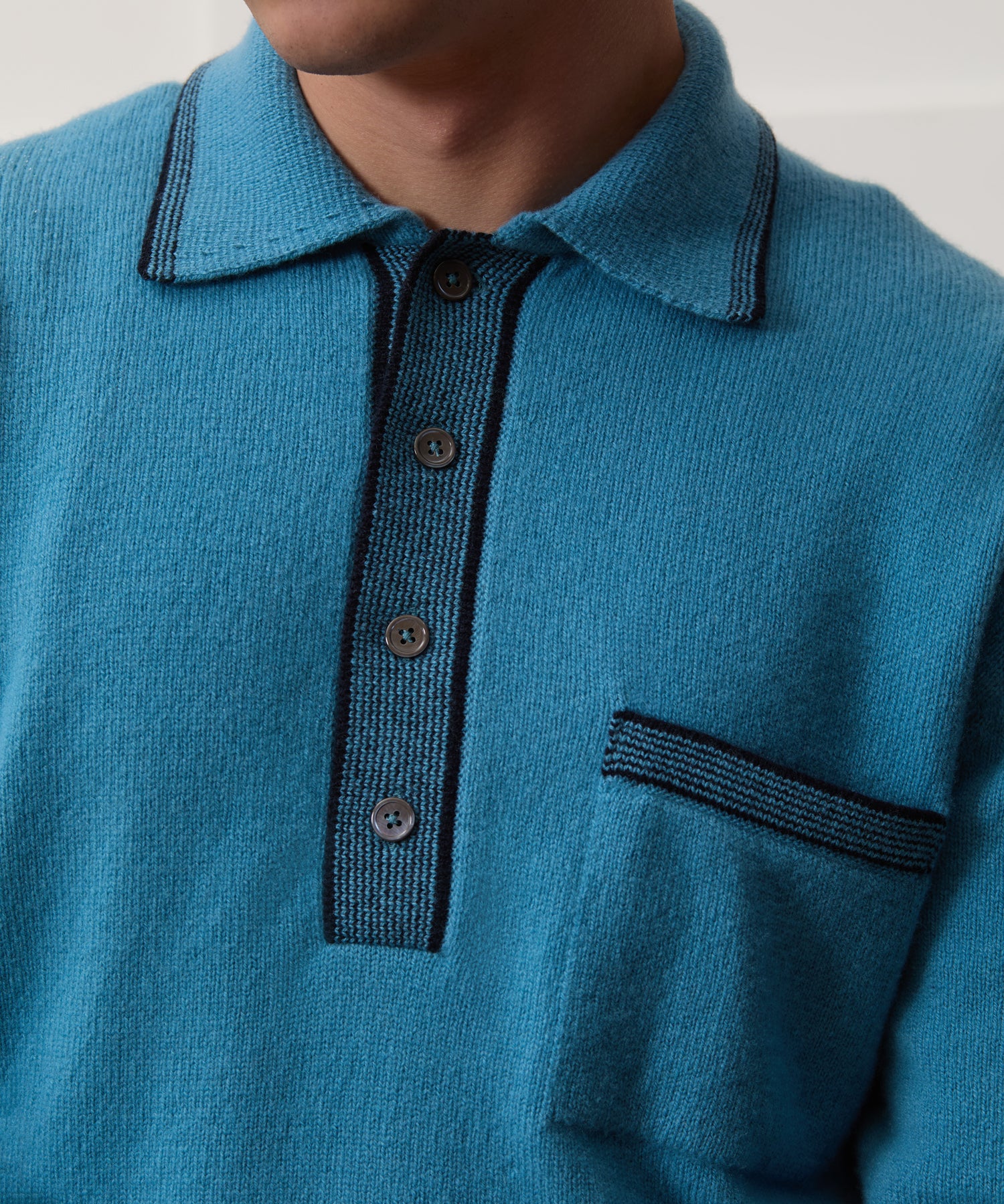 Wool Tipped Sweater Polo - Image 4