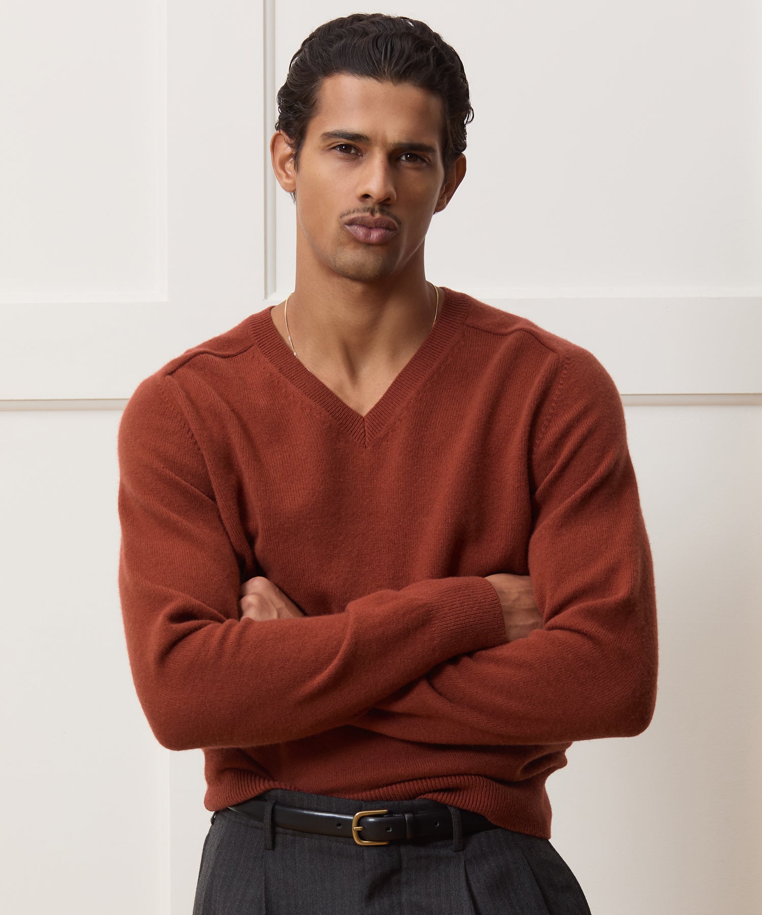 Wool V-Neck Sweater - Image 2