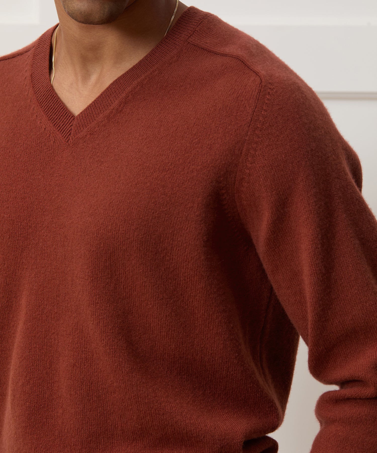 Wool V-Neck Sweater - Image 4