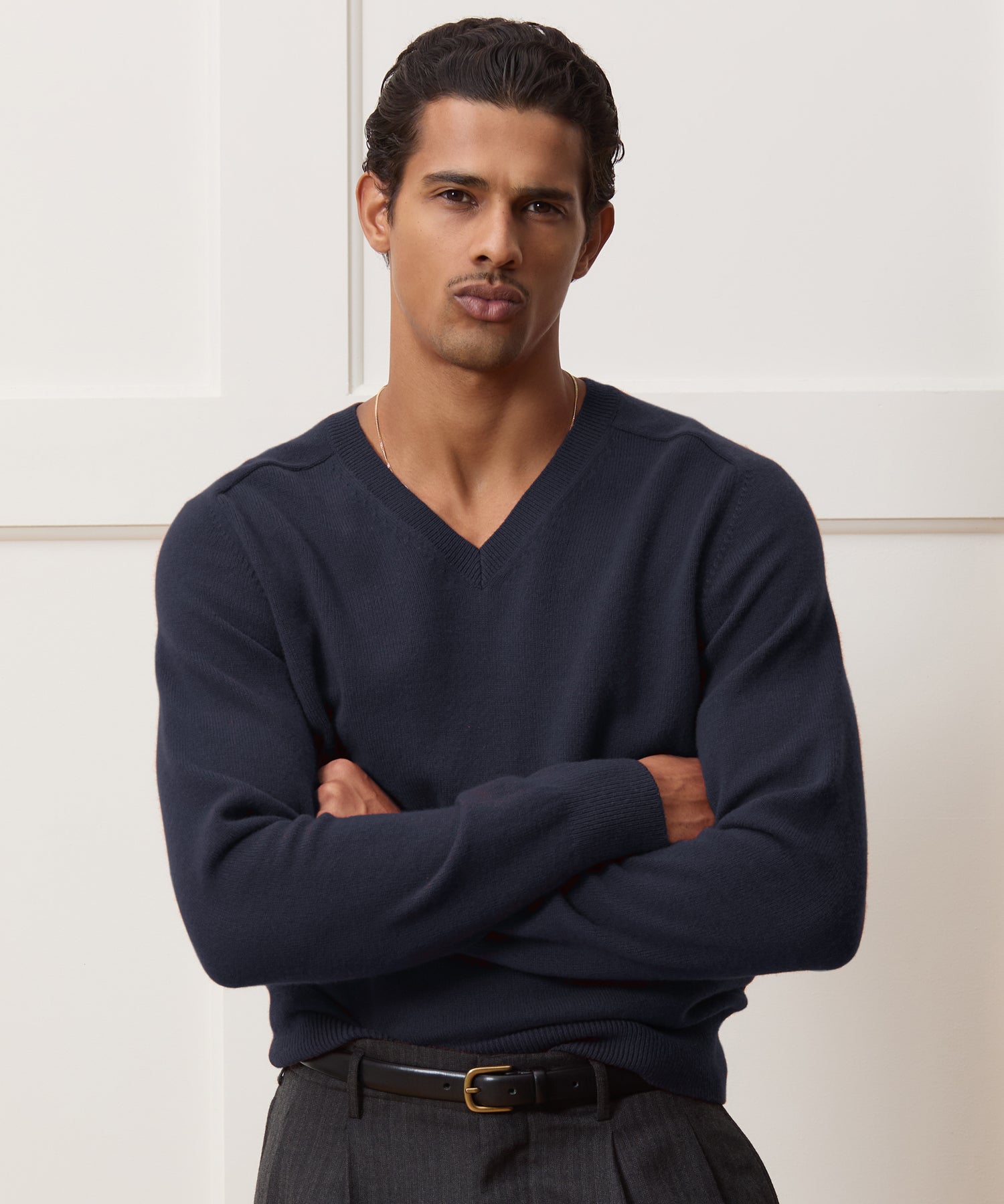 Wool V-Neck Sweater - Image 2