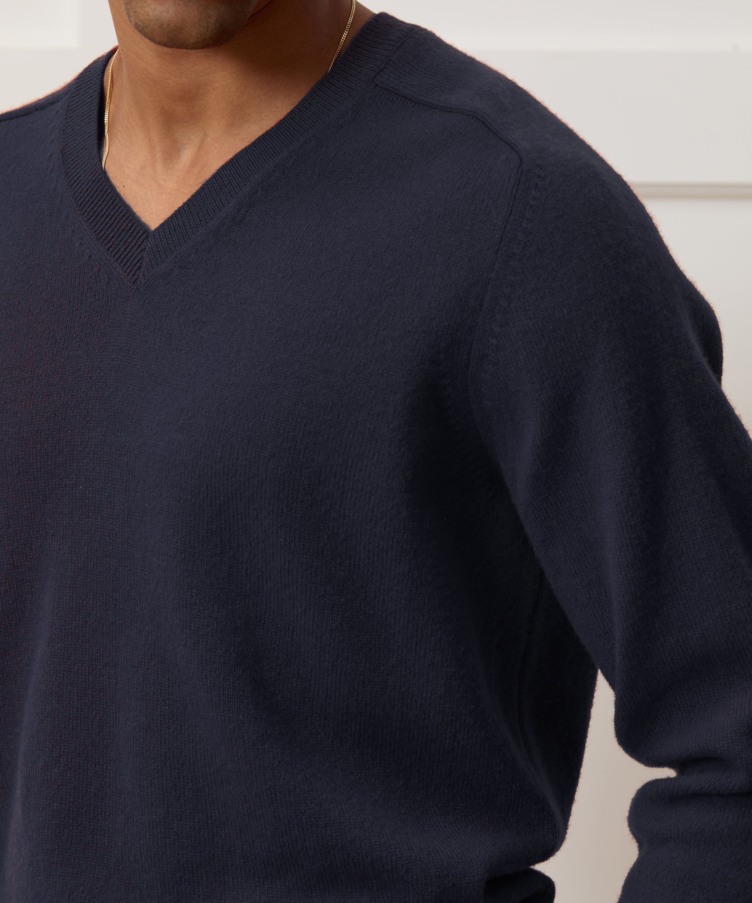 Wool V-Neck Sweater - Image 4