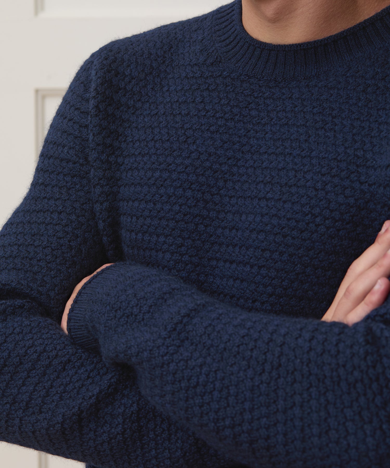 Italian Merino Fisherman Sweater - Image 4