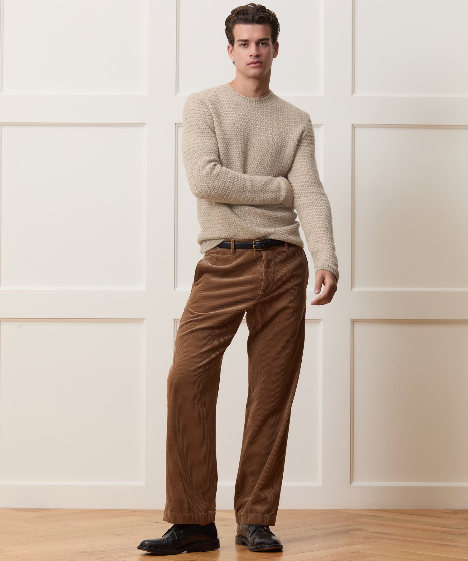 Italian Merino Fisherman Sweater - Image 3