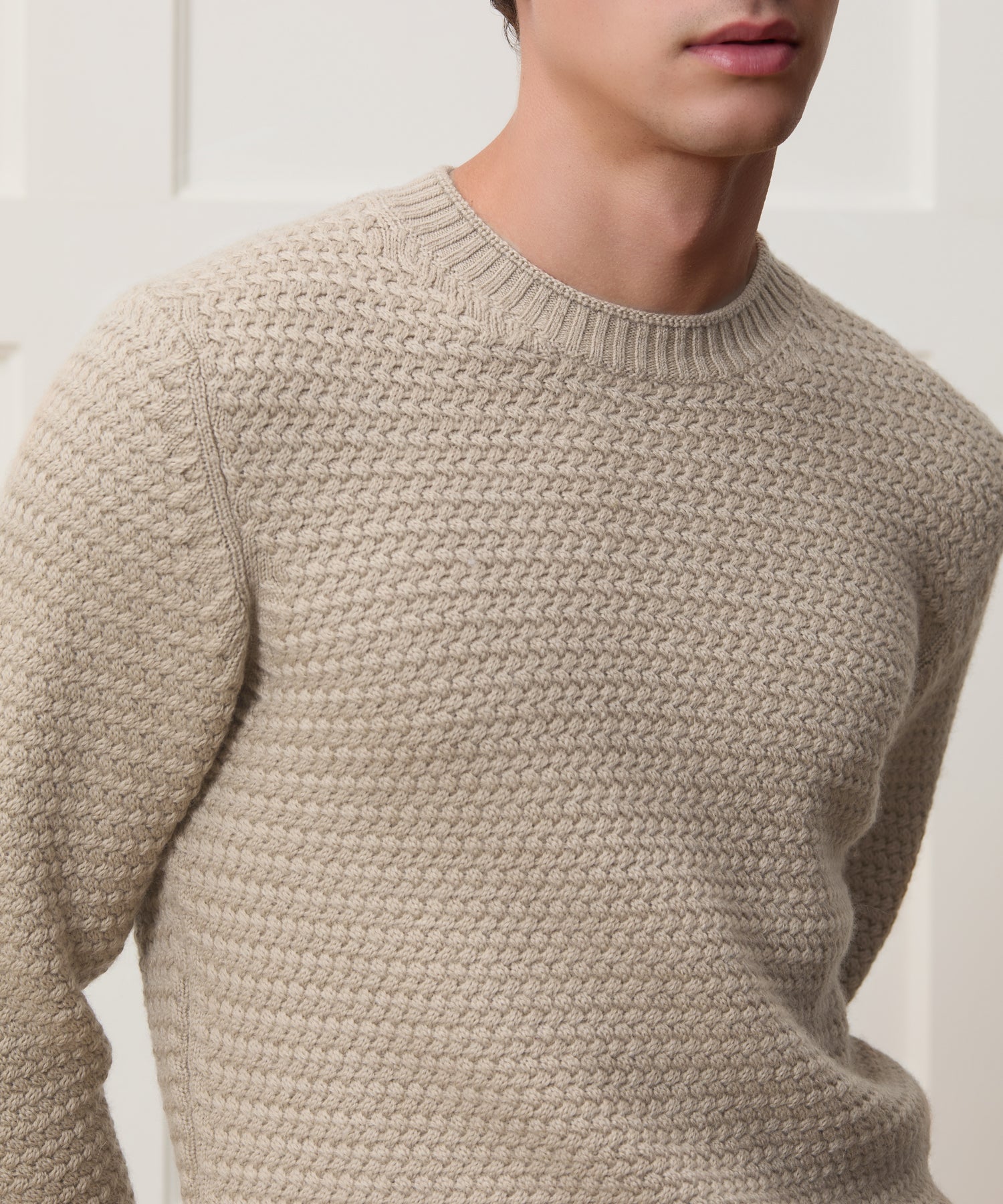 Italian Merino Fisherman Sweater - Image 4