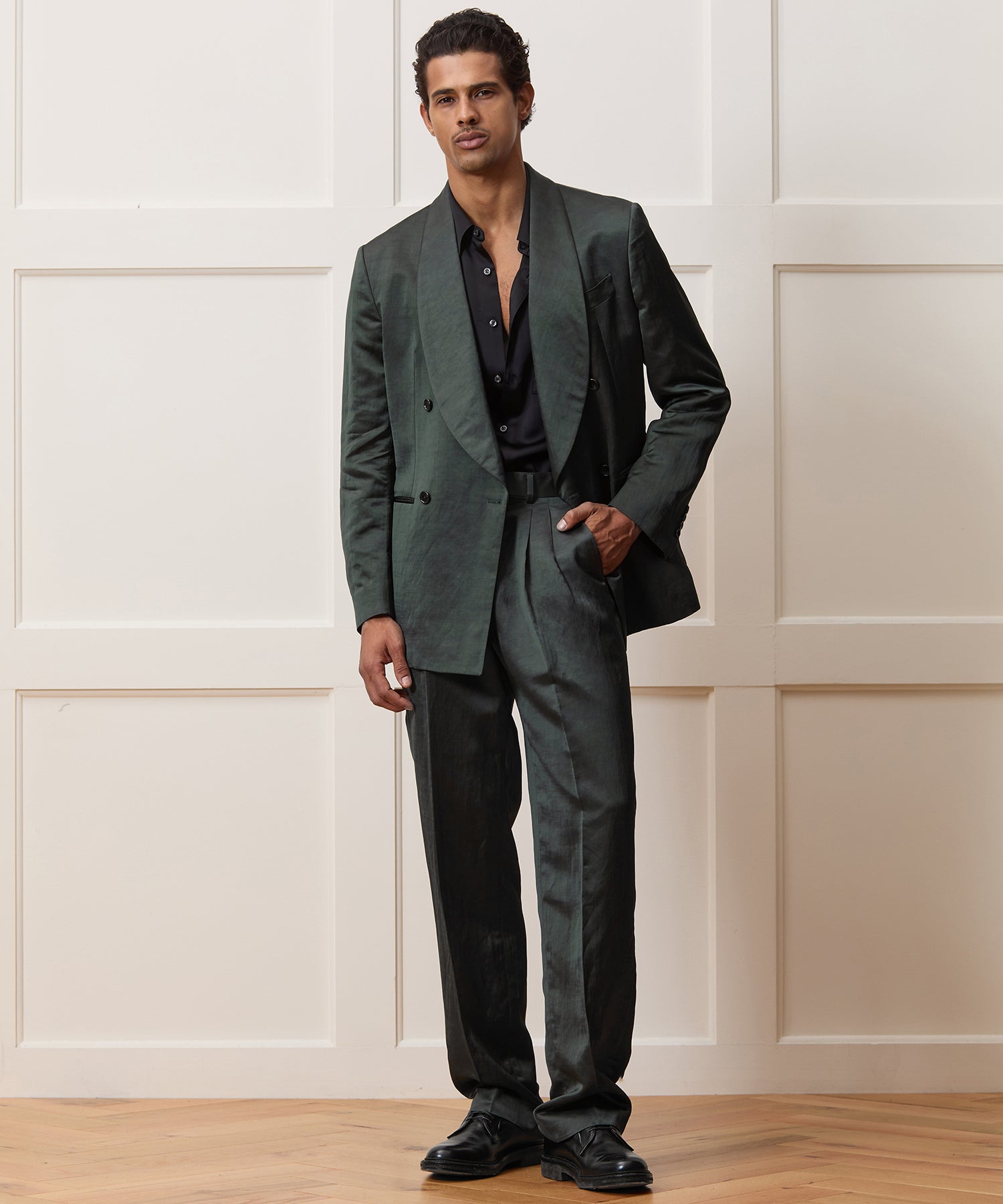 Italian Satin Wythe Trouser - Image 4