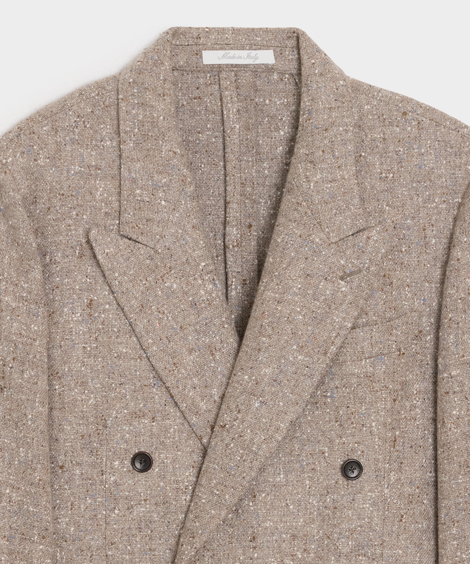 Italian Cashmere Donegal Double-Breasted Wythe Jacket - Image 8