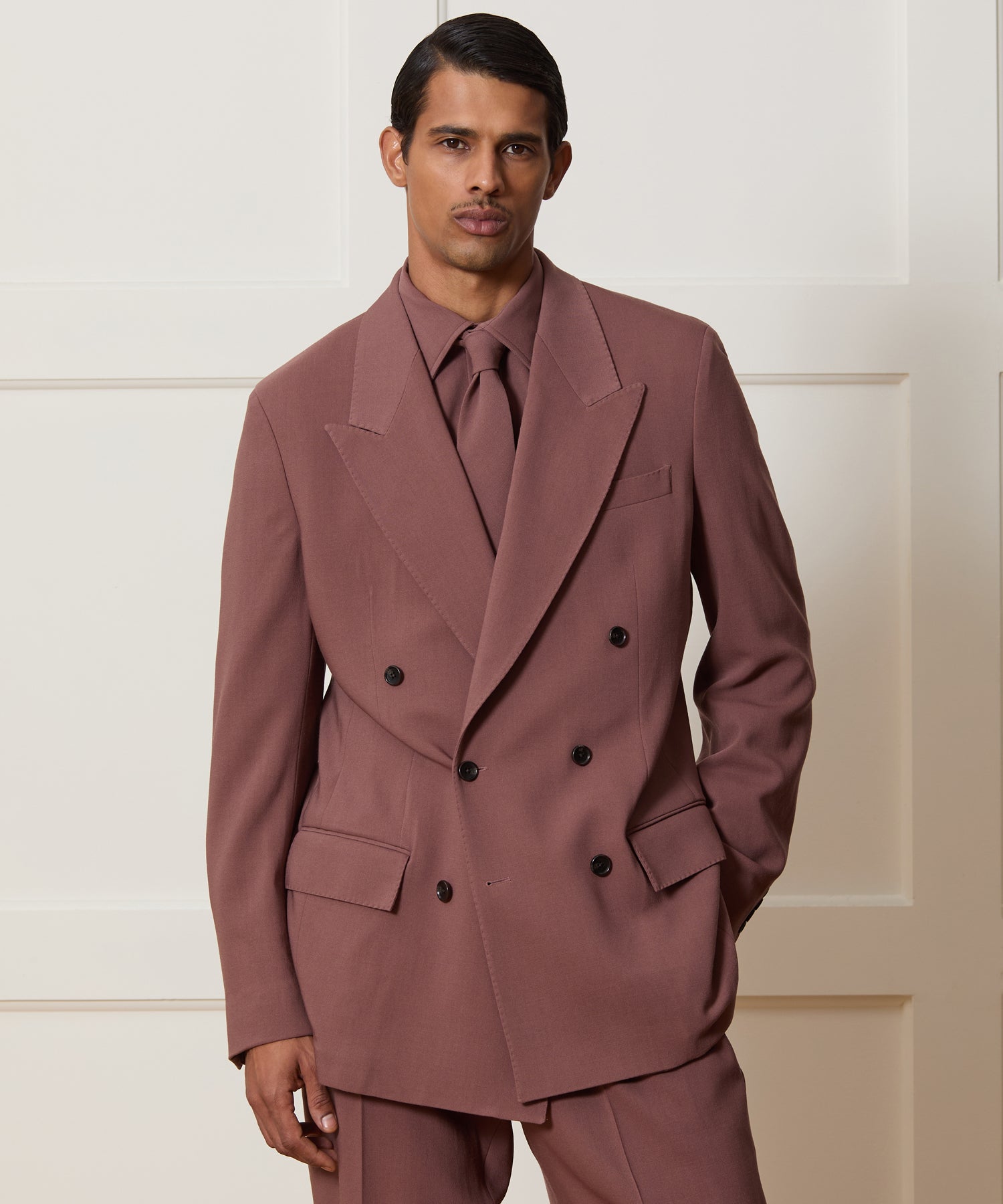 Italian Crepe Double-Breasted Wythe Suit - Image 3