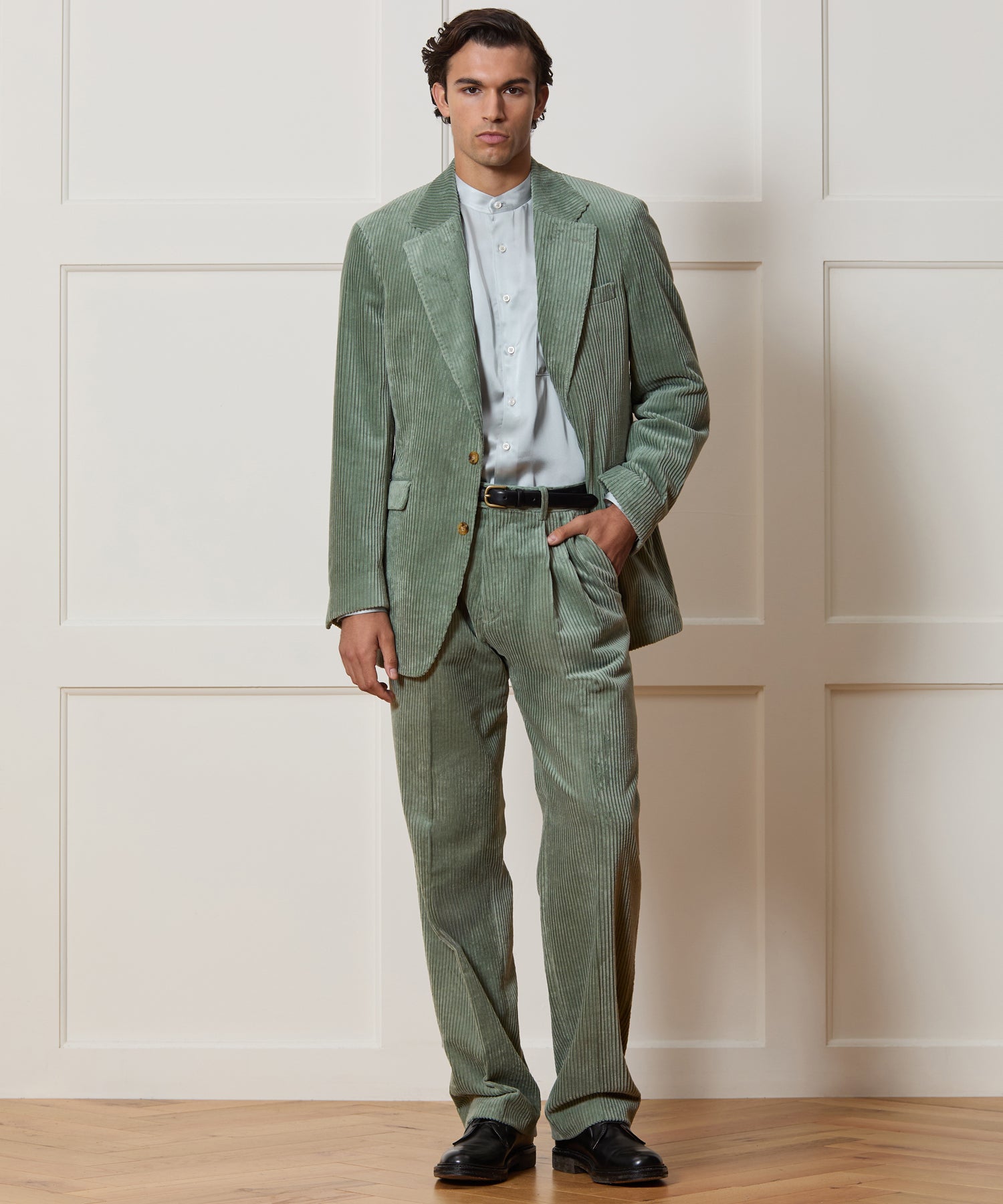 Italian Wide Wale Corduroy Single Breasted Wythe Suit