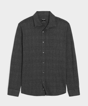 Knit Cotton Dress Shirt
