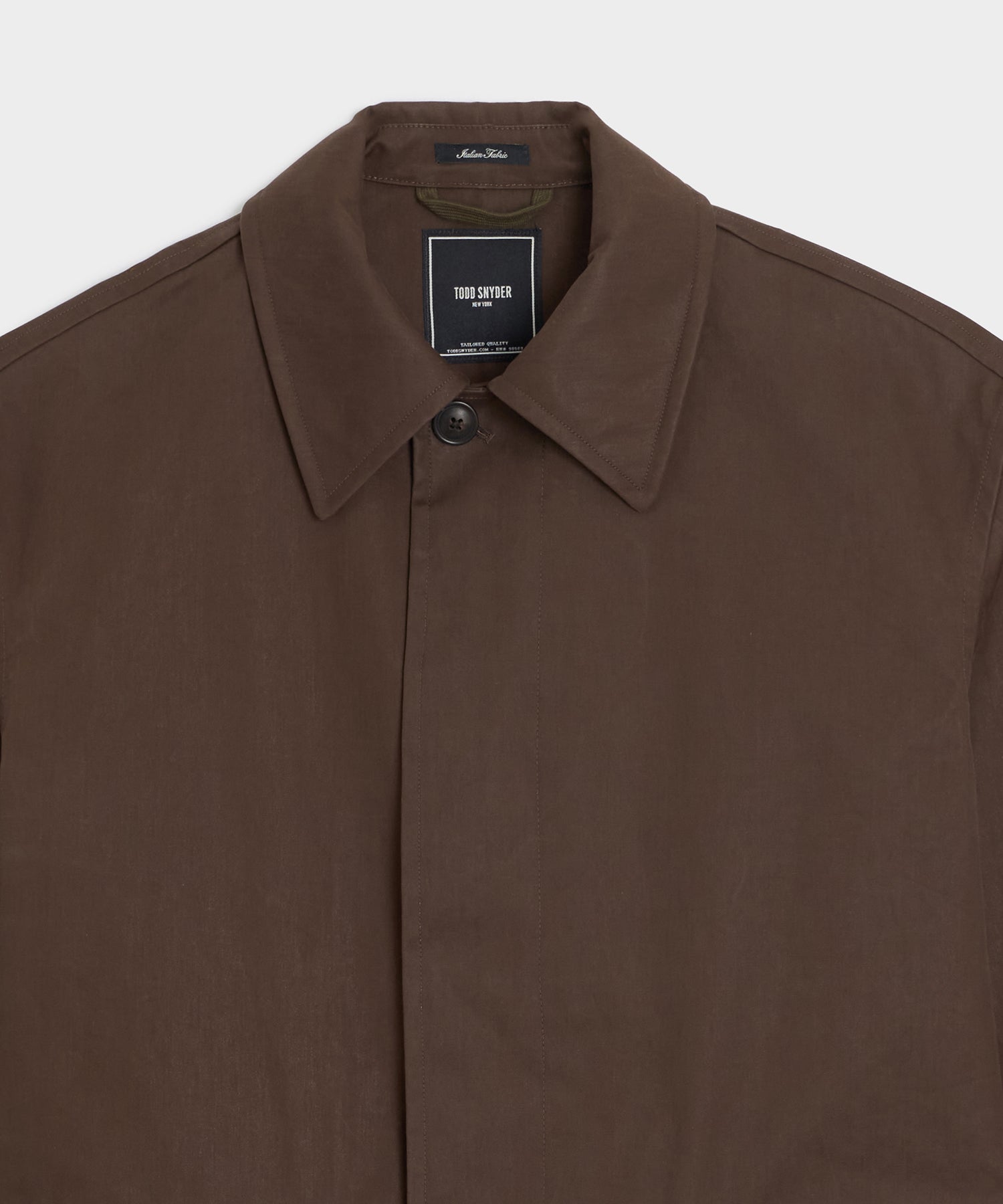 Italian Cotton Trench Coat - Image 6