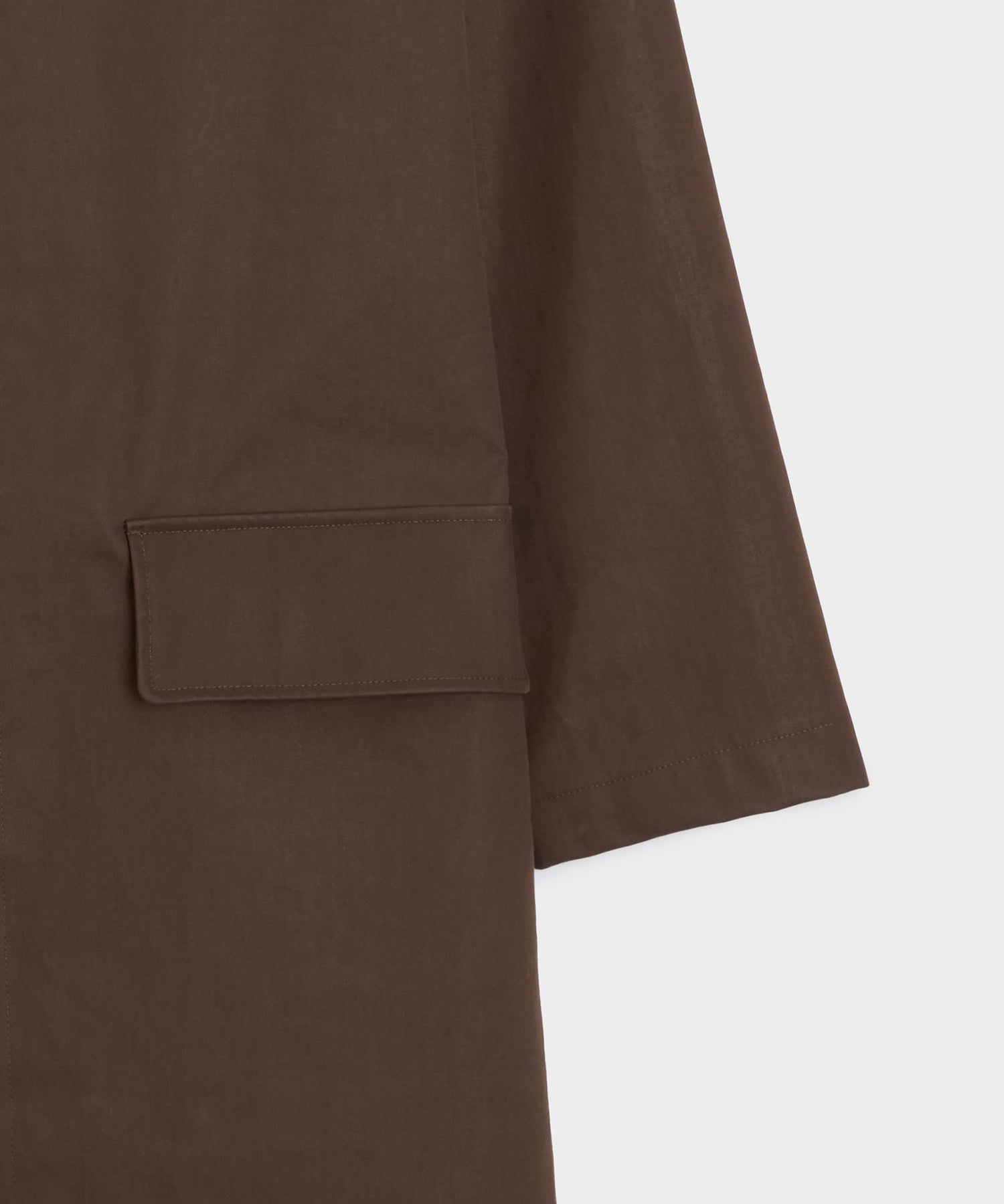 Italian Cotton Trench Coat - Image 7