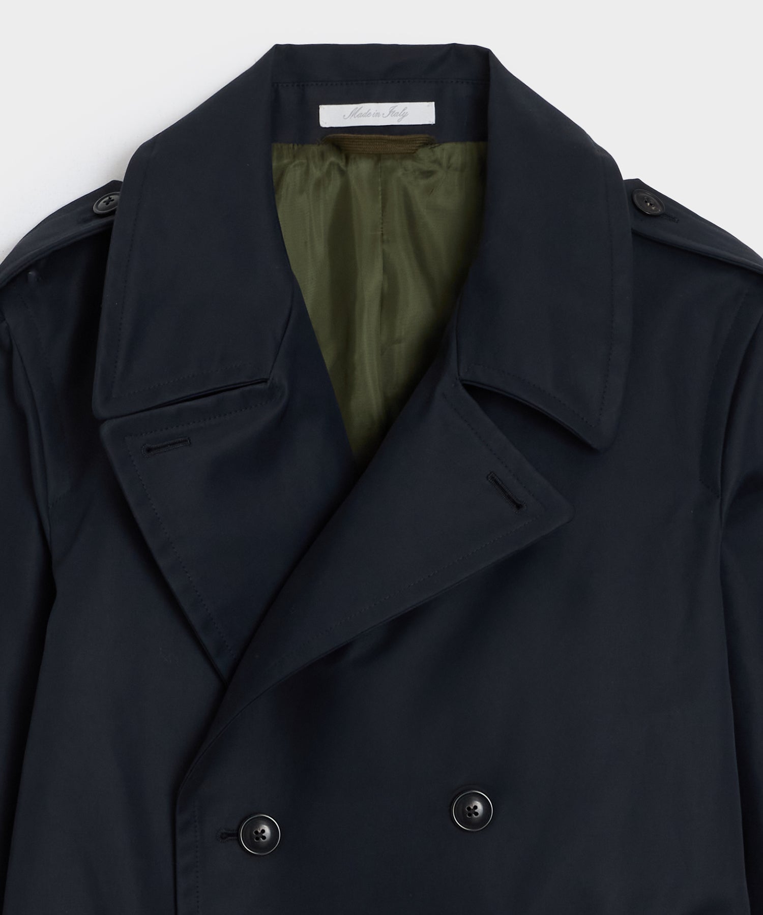 Italian Double-Breasted Trench Coat - Image 6