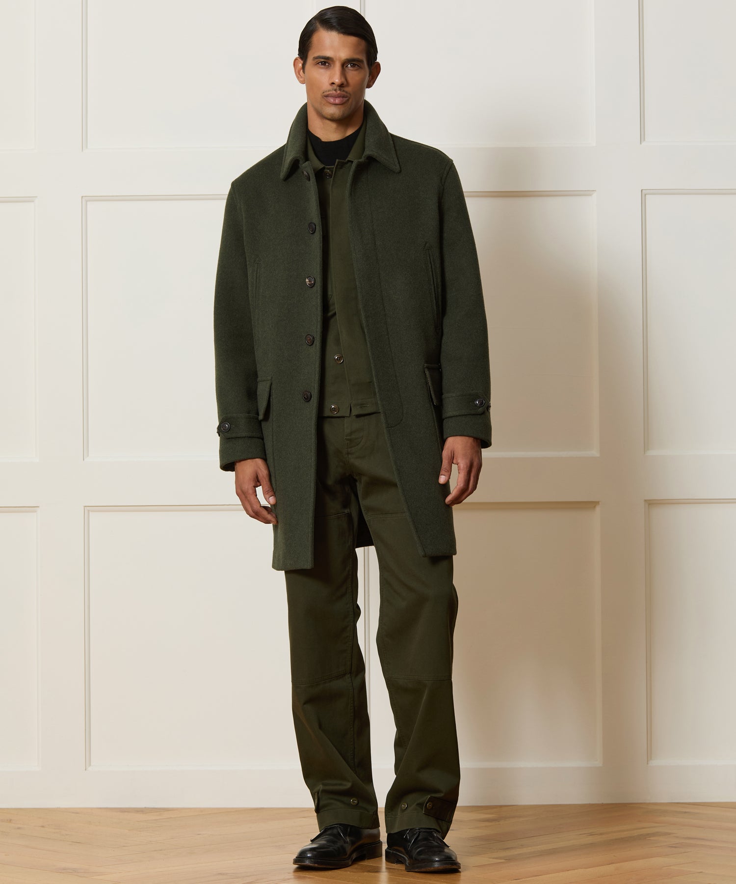 Italian Wool-Cashmere Car Coat - Image 3
