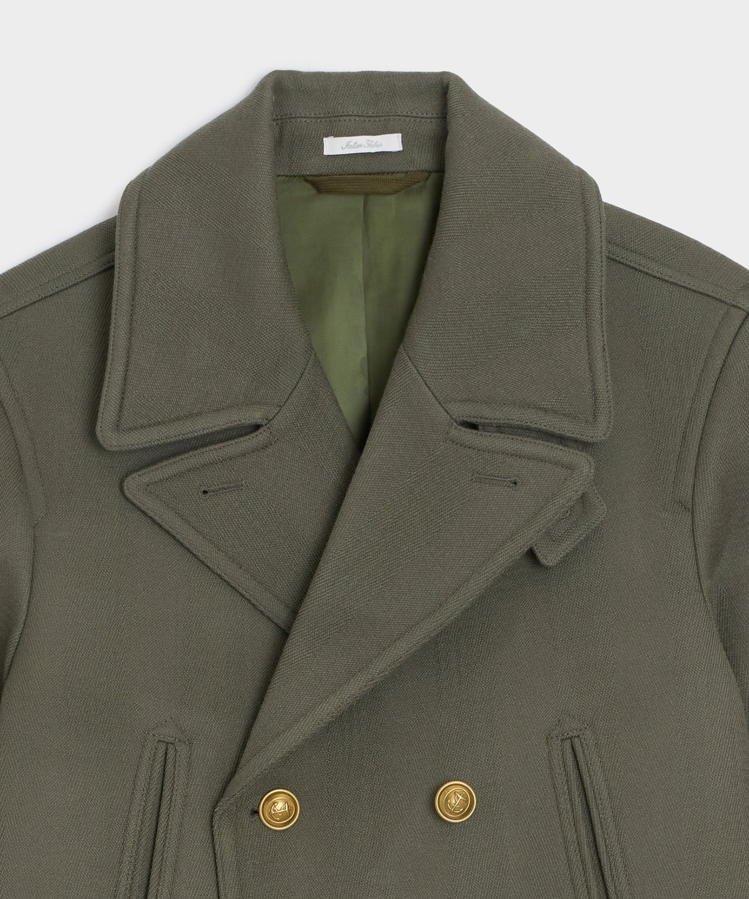 Italian Wool Officer Coat - Image 6