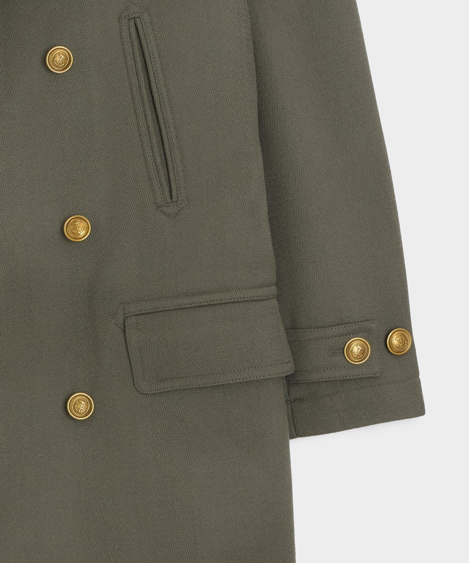 Italian Wool Officer Coat - Image 7