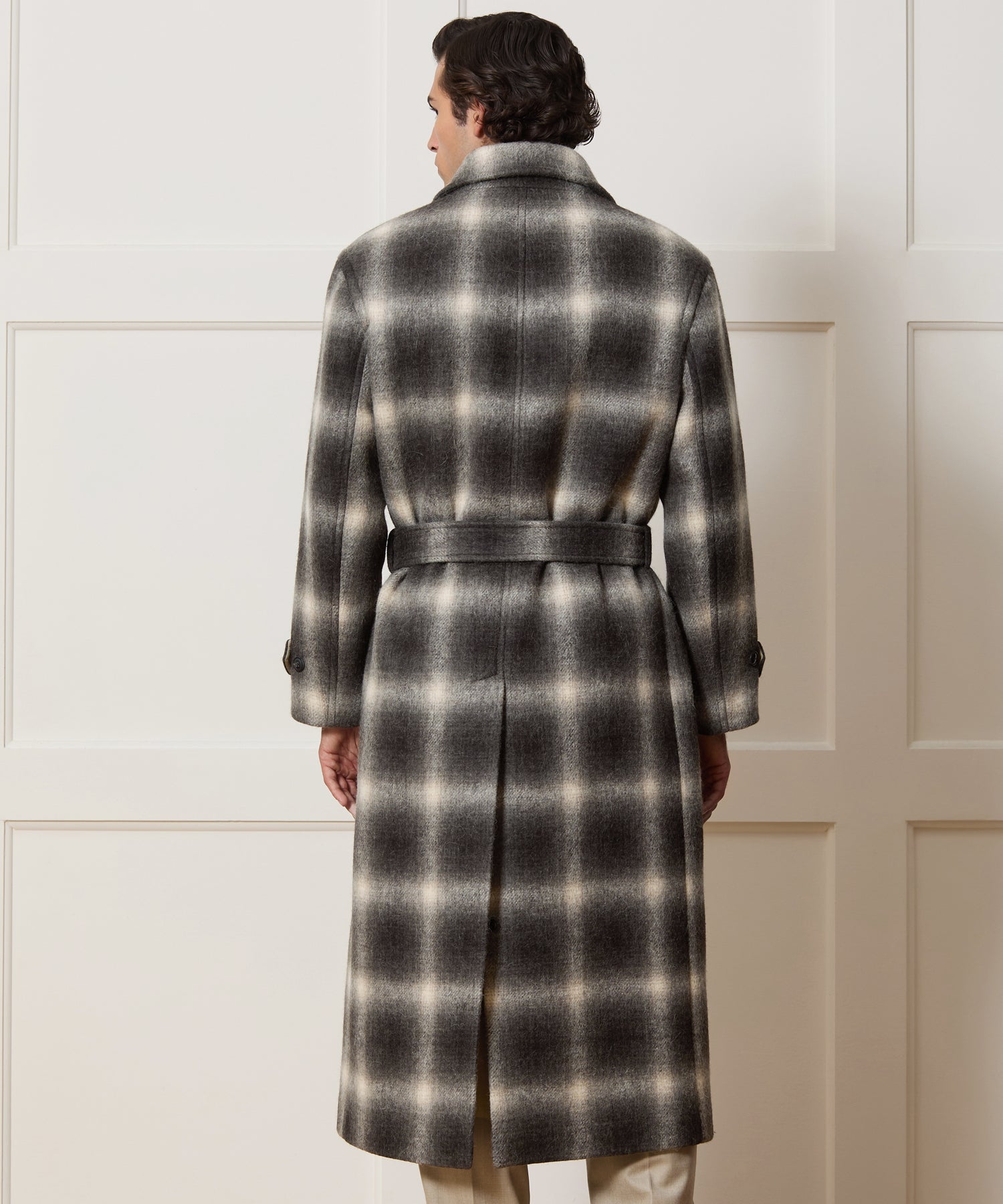 Italian Wool-Alpaca Belted Overcoat - Image 5