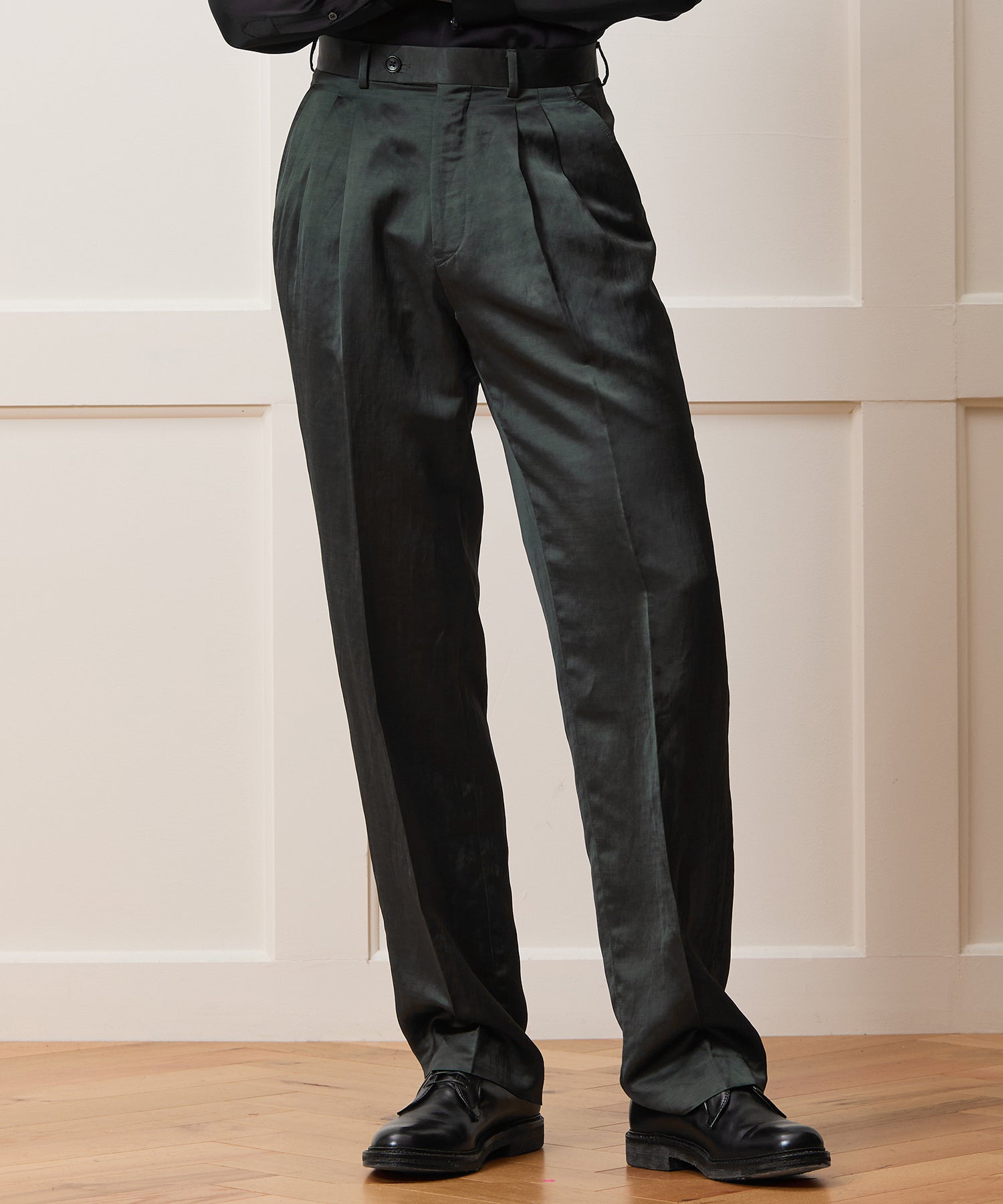 Italian Satin Double-Breasted Shawl Tuxedo - Image 7