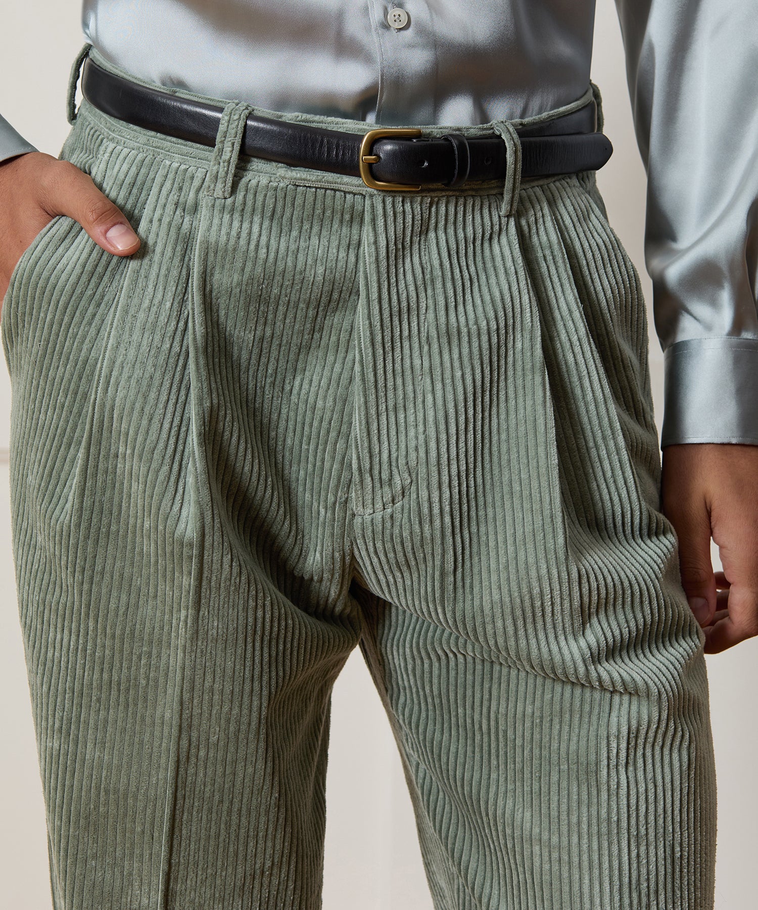 Italian Wide Wale Corduroy Single Breasted Wythe Suit - Image 5
