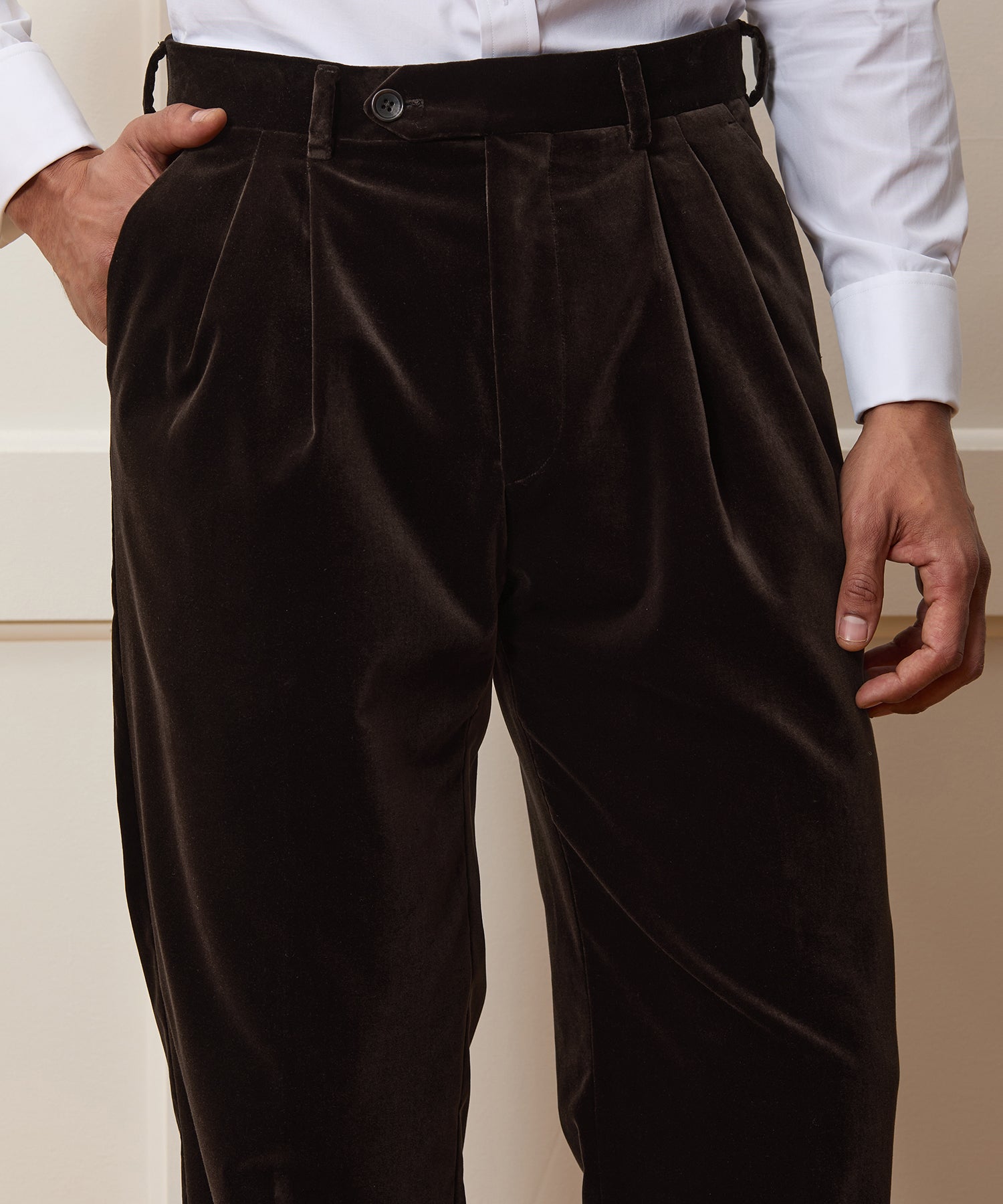 Italian Velvet Wythe Trouser - Image 6