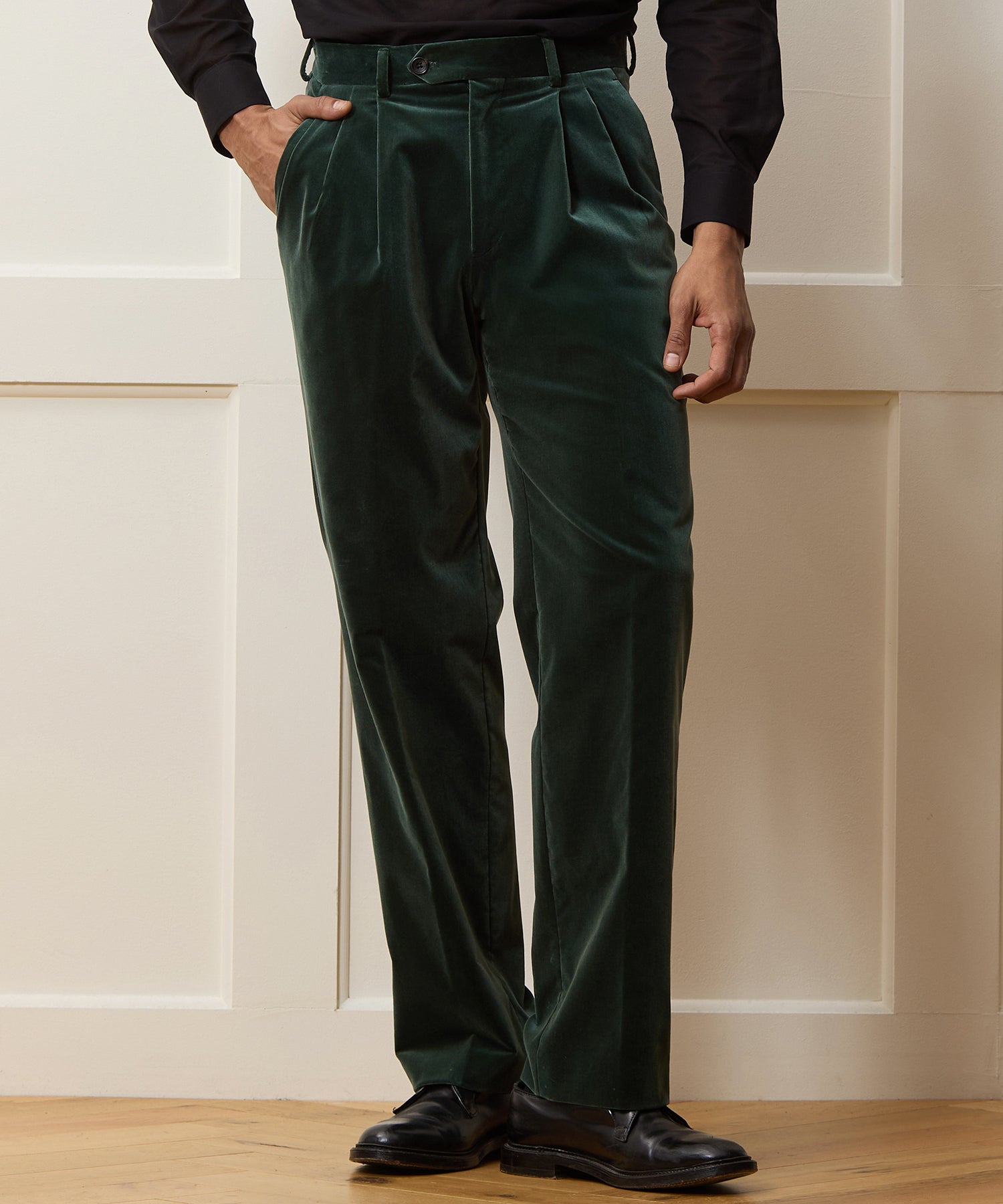 Italian Velvet Wythe Trouser - Image 2