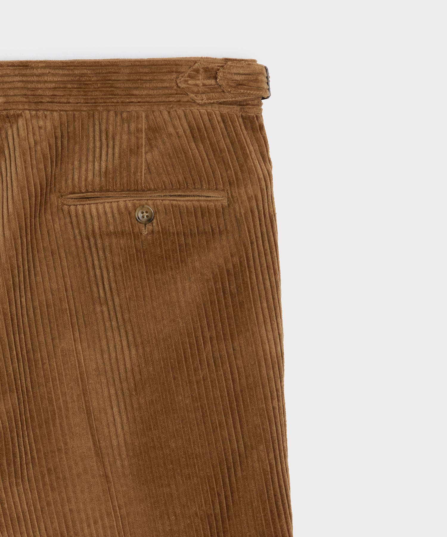 Italian Wide Wale Corduroy Side Tab Trouser - Image 7