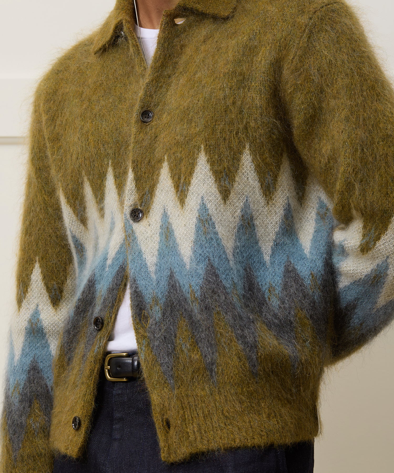 Italian Mohair Sweater Jacket - Image 4